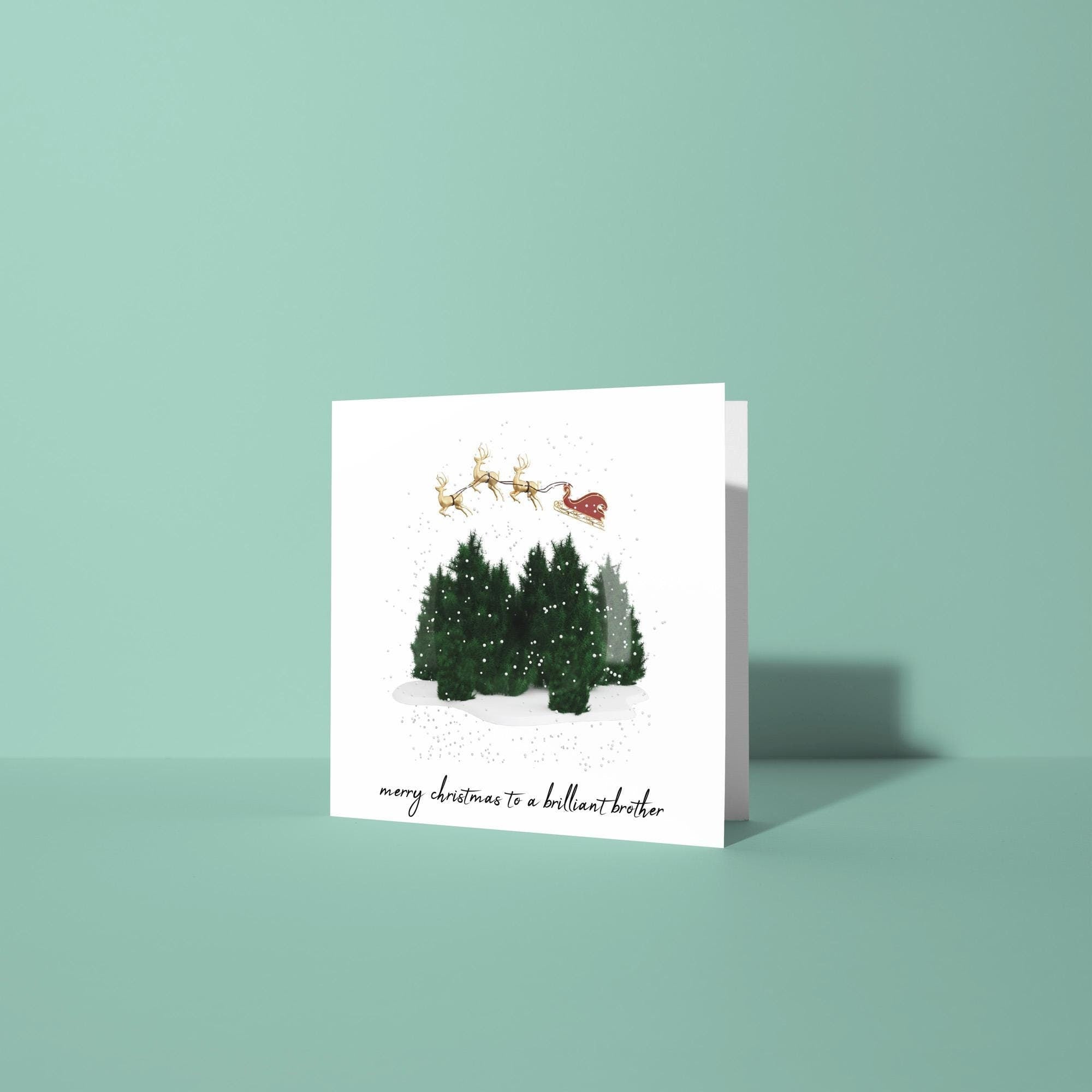 To A Brilliant Brother - Christmas Card for Brother