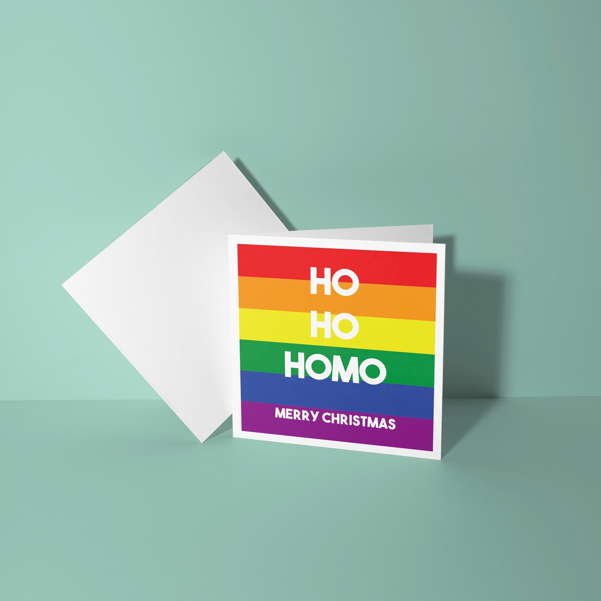 Ho Ho Homo - LGTBQ Christmas Card