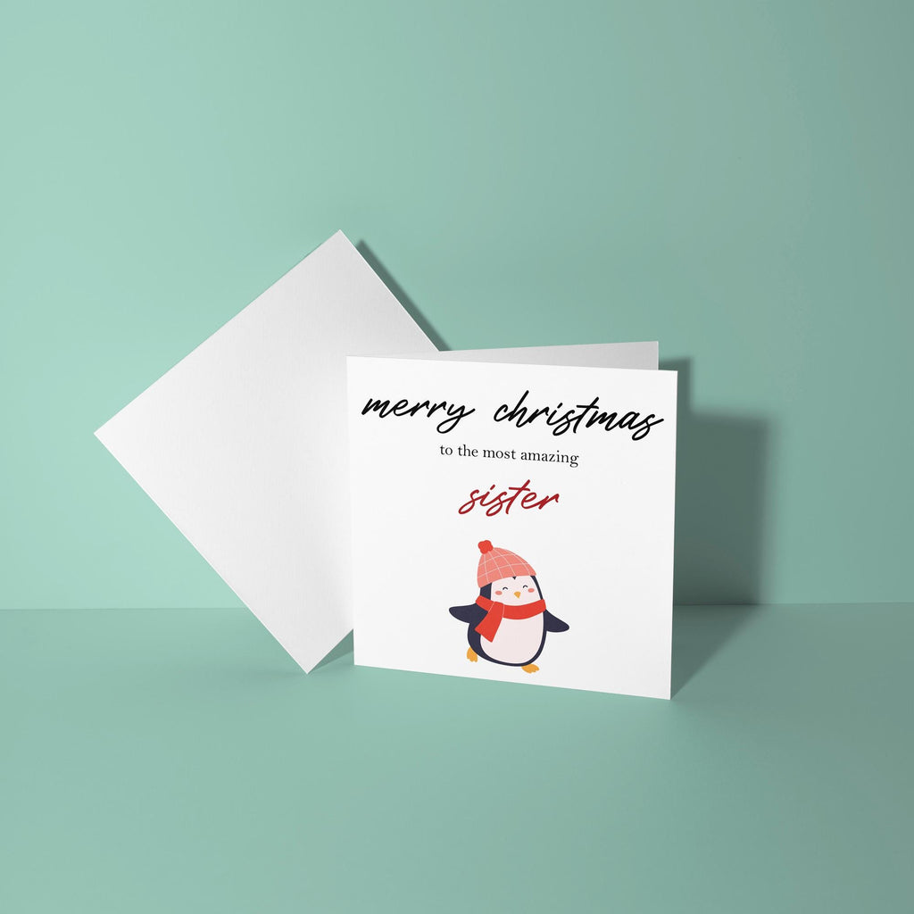 To An Amazing Sister - Christmas Card for Sister
