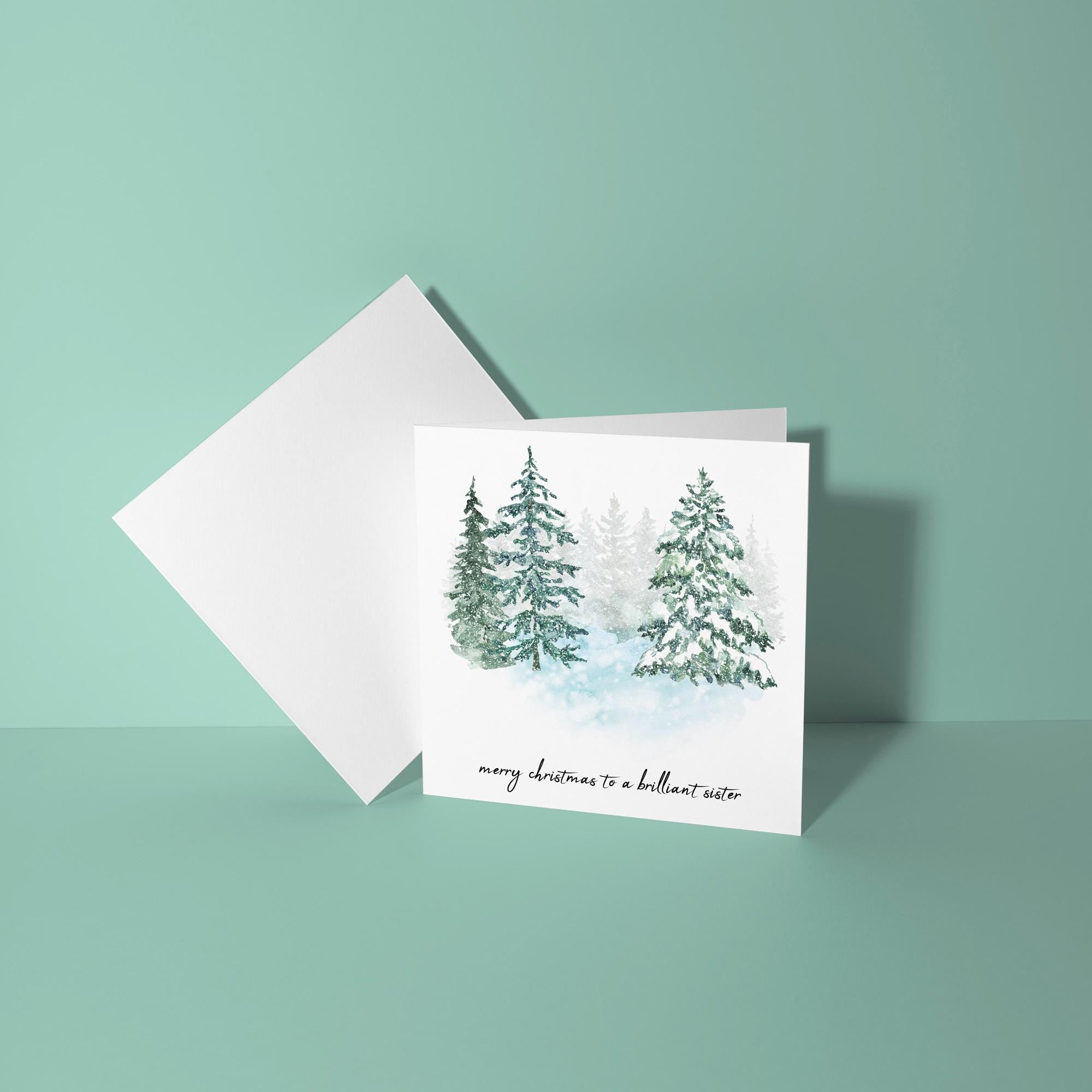 To A Brilliant Sister - Christmas Card for Sister