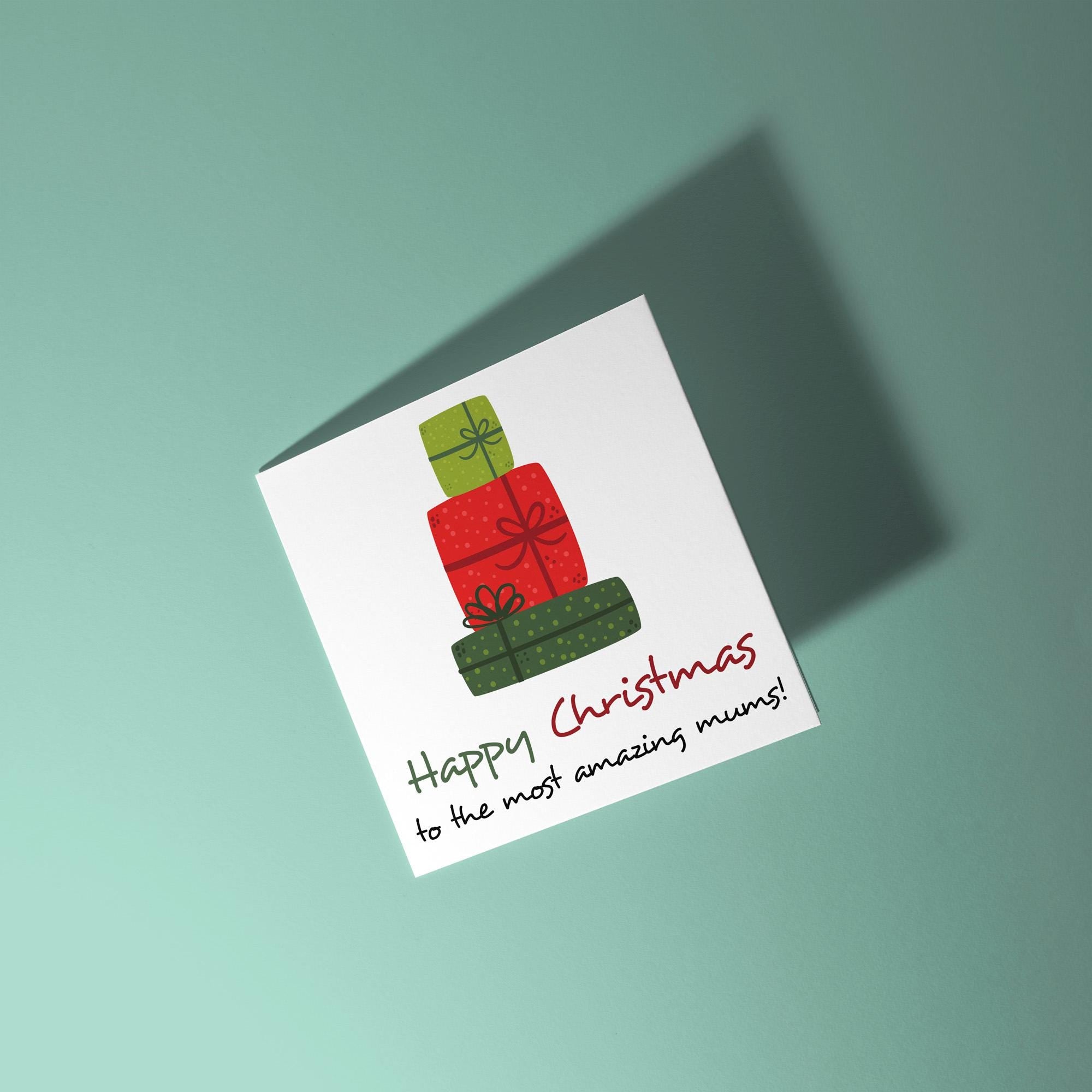 To My Amazing Moms Dads - Christmas Card for LGBTQ Parents