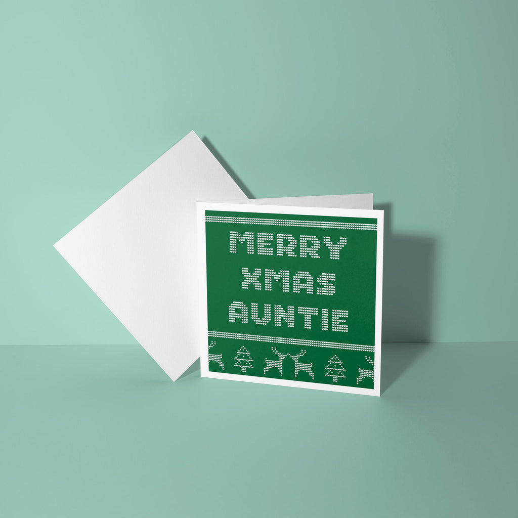 Merry Christmas Auntie - Christmas Card for Auntie