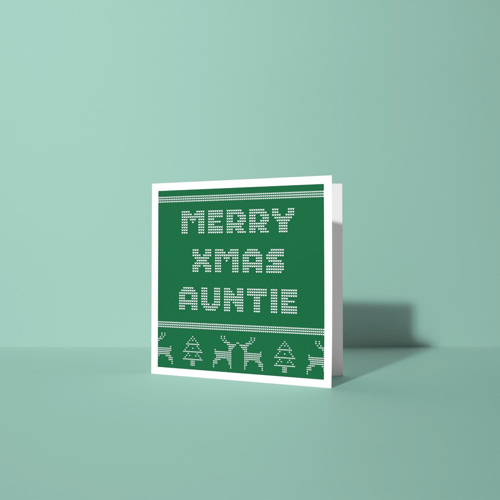 Merry Christmas Auntie - Christmas Card for Auntie