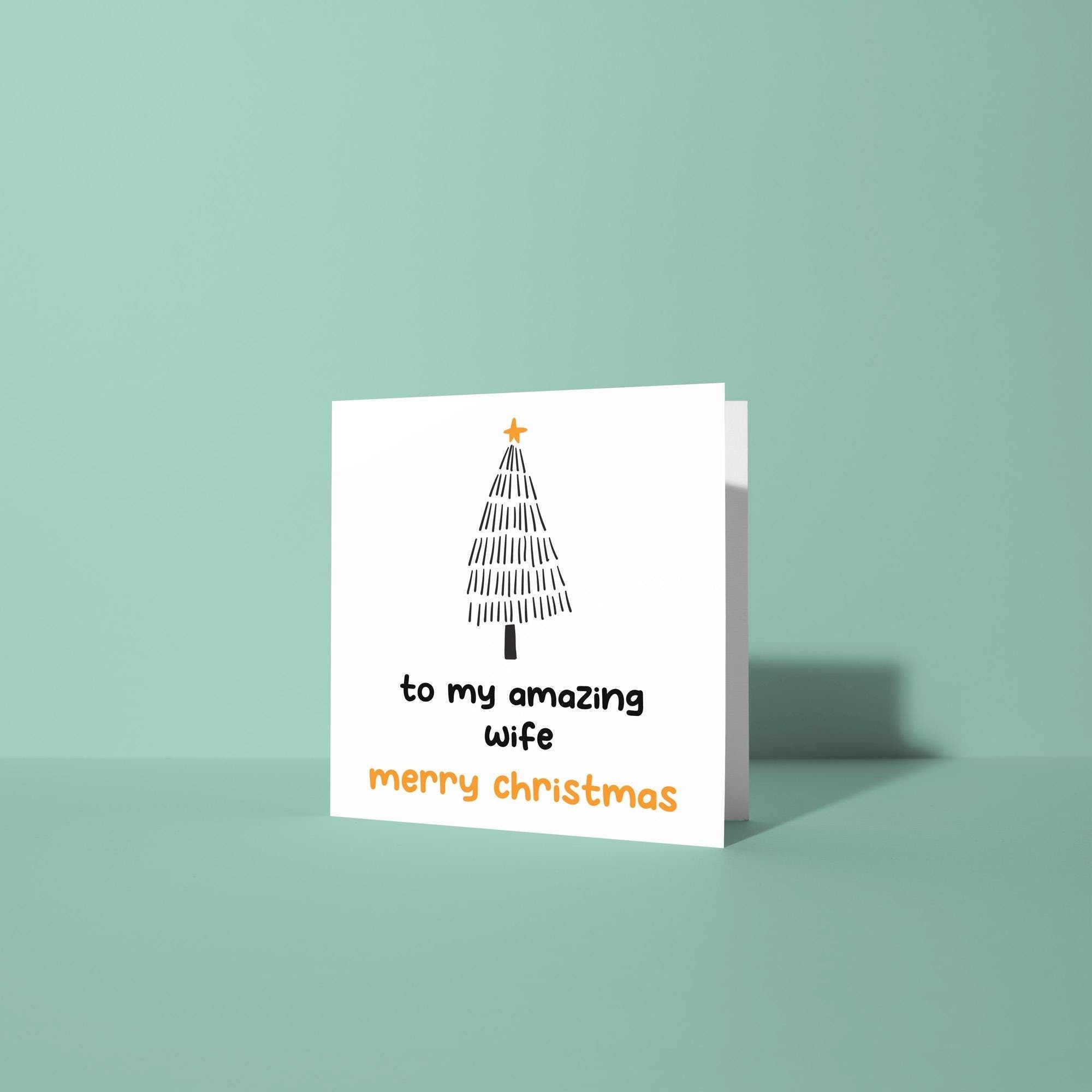 To My Amazing Wife, Merry Christmas - Christmas Card for Wife