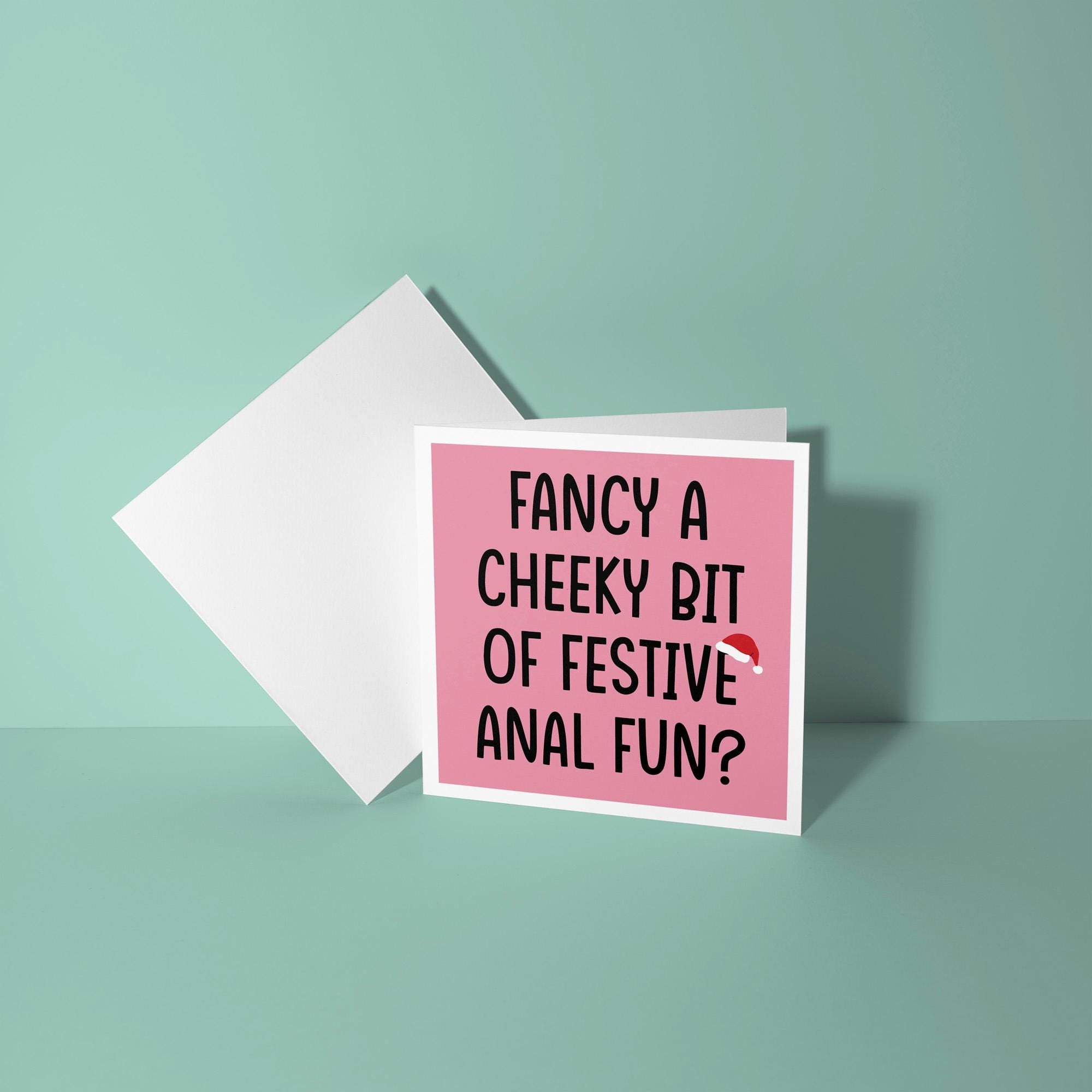Fancy Some Festive Anal Fun? - Christmas Card for Partner