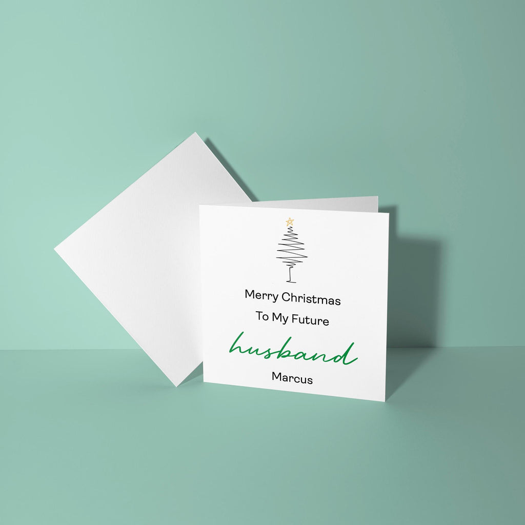 Merry Christmas to my Future Husband - Christmas Card for Husband