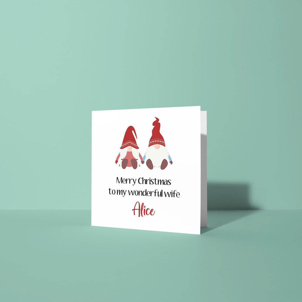 Merry Christmas to my Wonderful Wife - Christmas Card for Wife