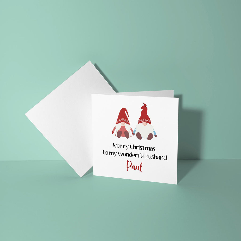 Merry Christmas to Wonderful Husband - Christmas Card for Husband