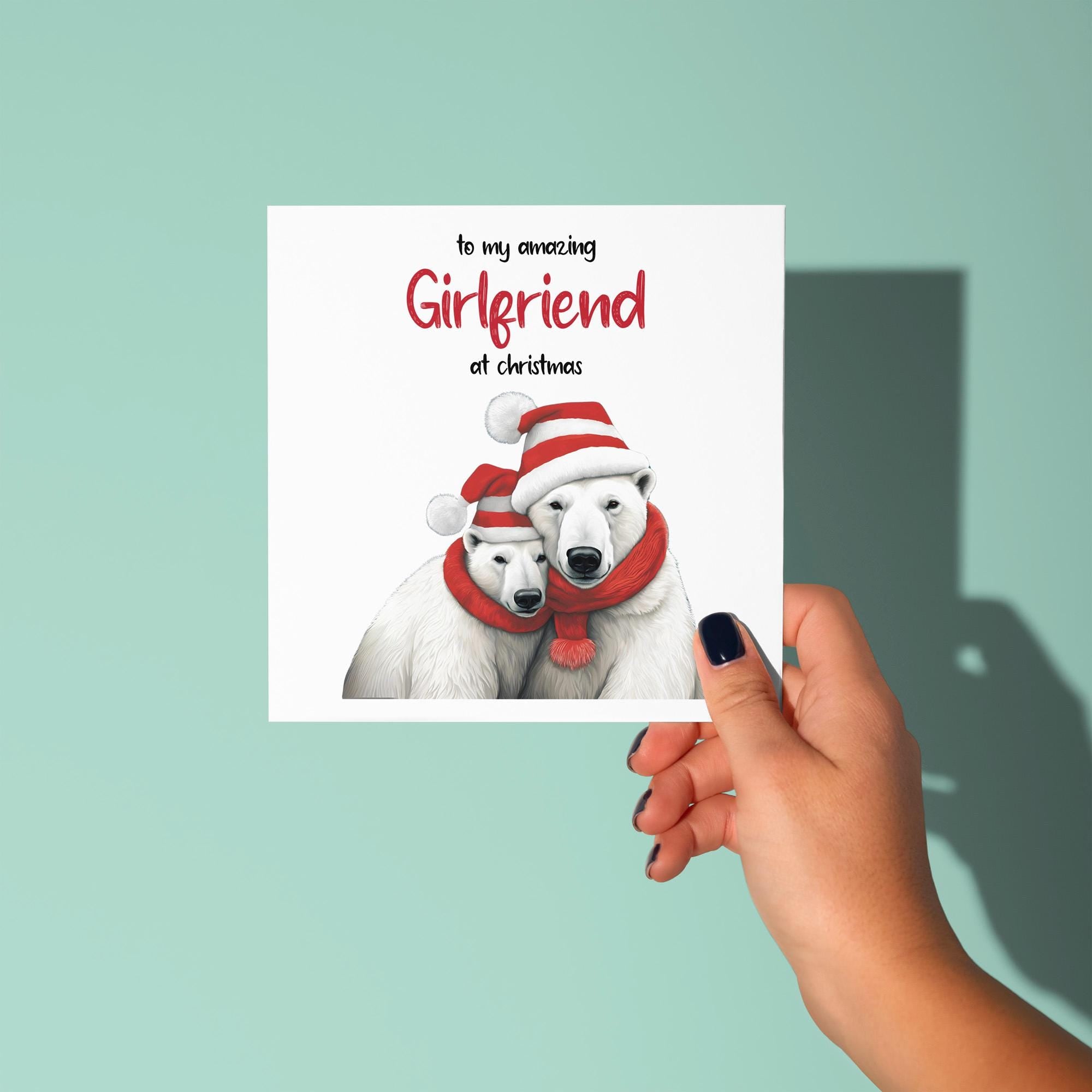 To My Amazing Girlfriend At Christmas  - Christmas Card for Girlfriend