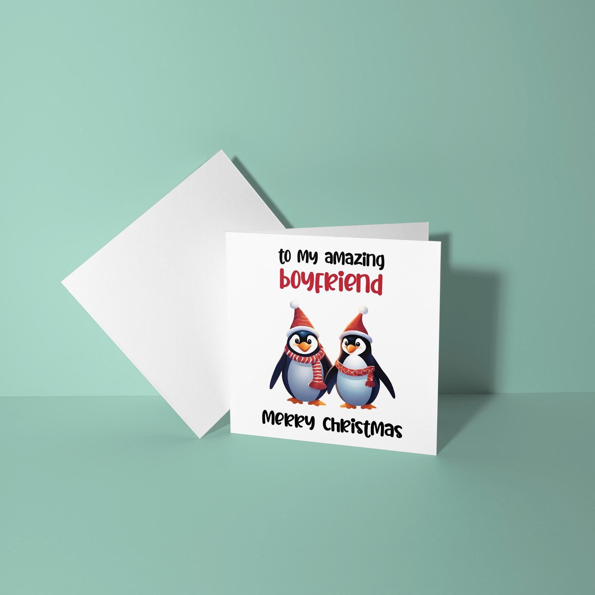 To My Amazing Boyfriend At Christmas - Christmas Card for Boyfriend