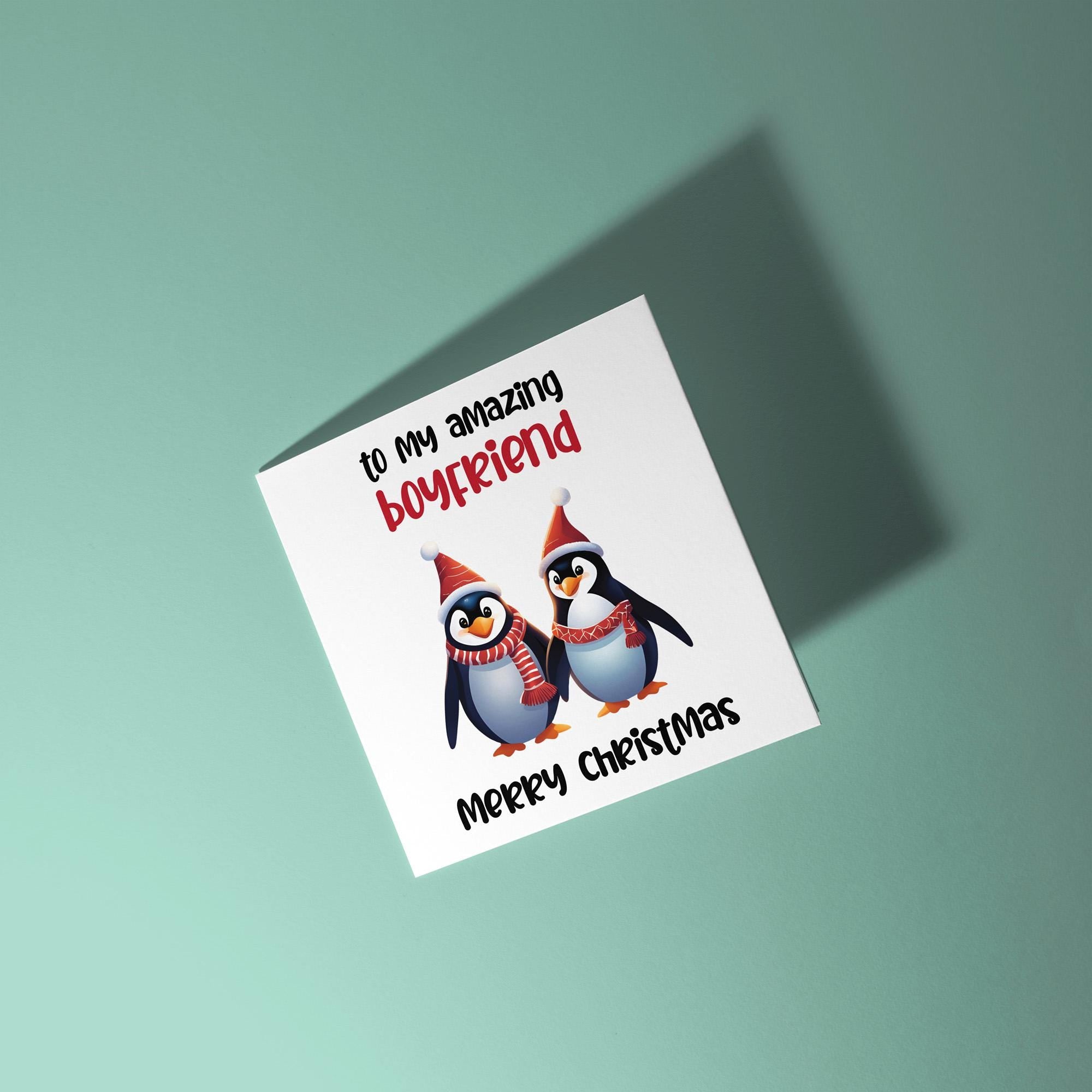 To My Amazing Boyfriend At Christmas - Christmas Card for Boyfriend