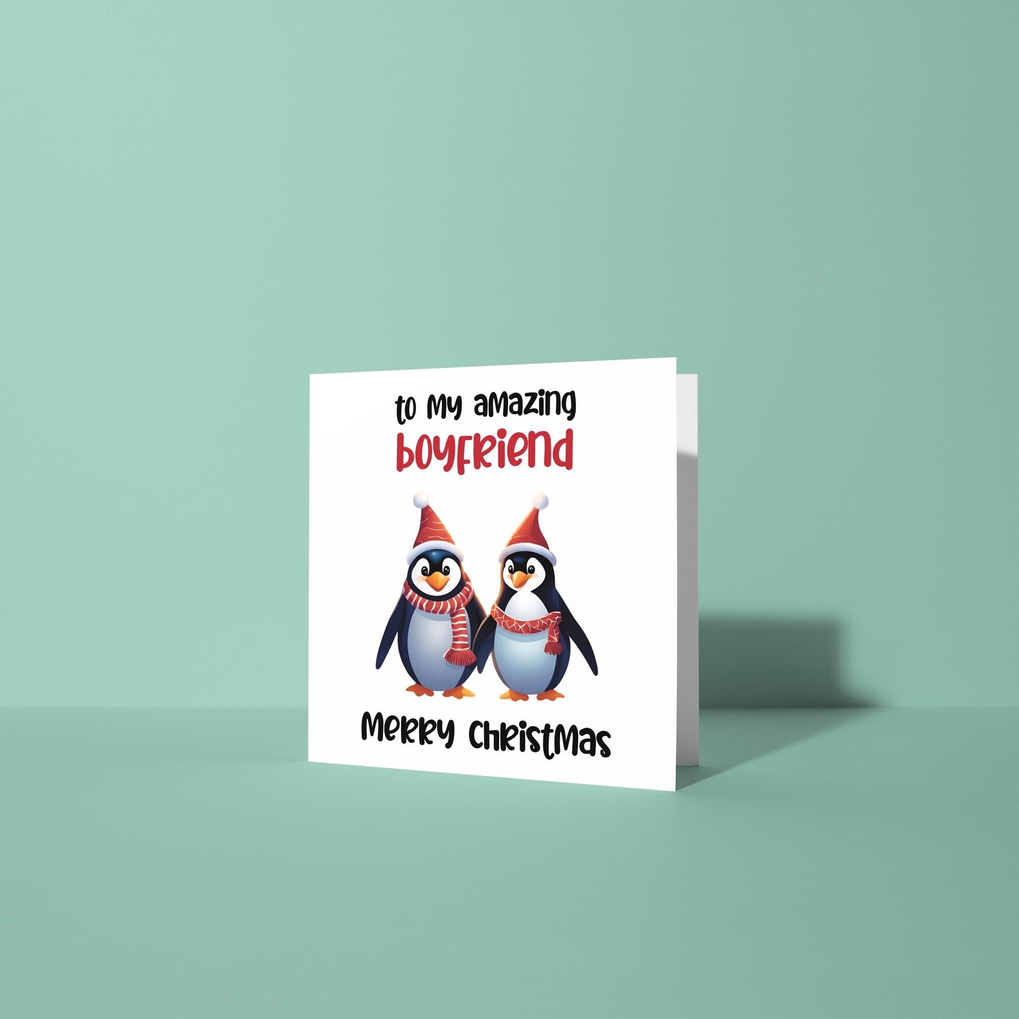 To My Amazing Boyfriend At Christmas - Christmas Card for Boyfriend