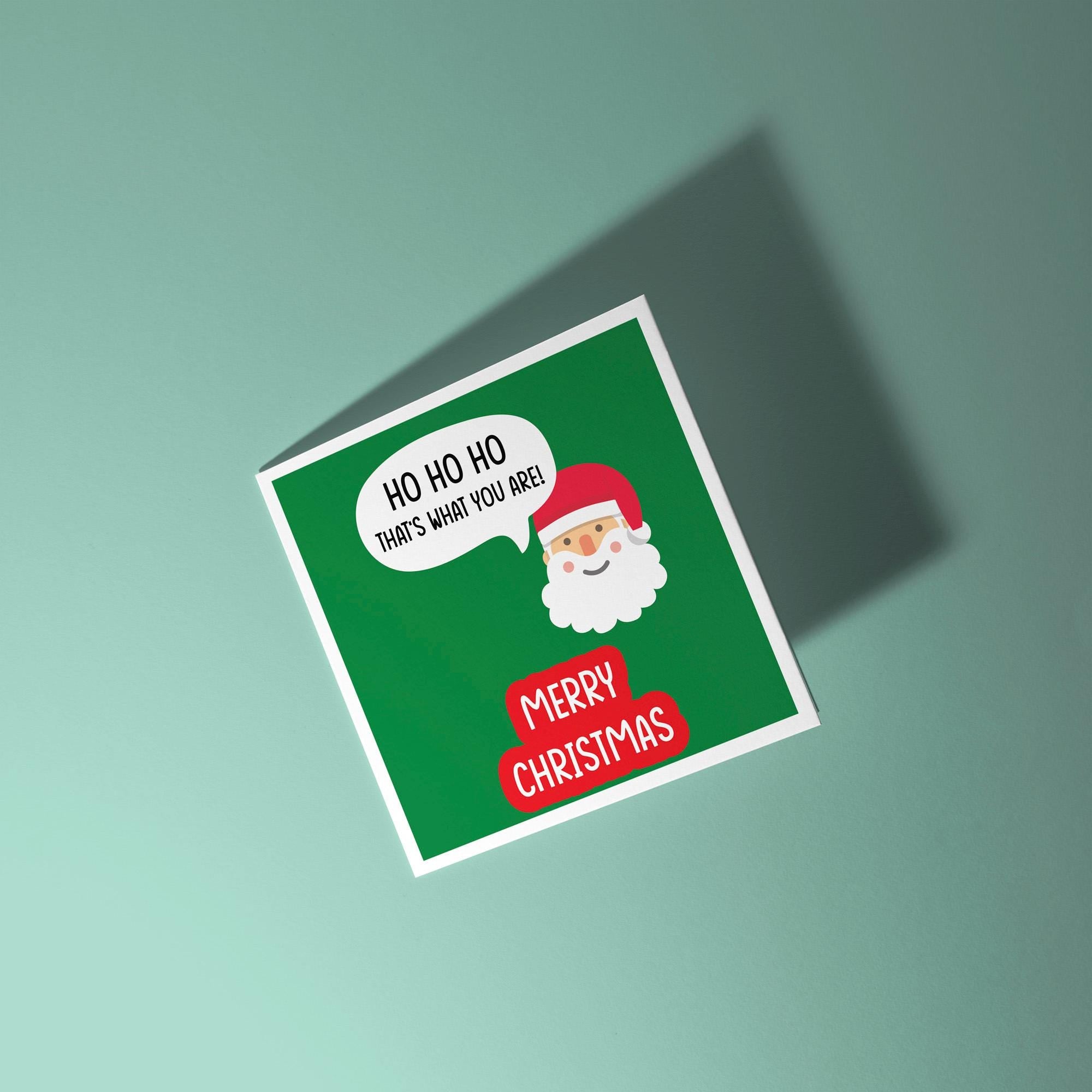 Ho Ho Ho That's What You Are - Christmas Card