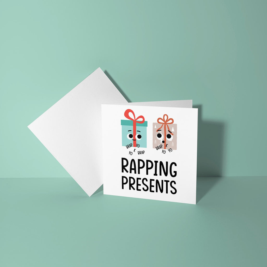 Rapping Presents - Christmas Card