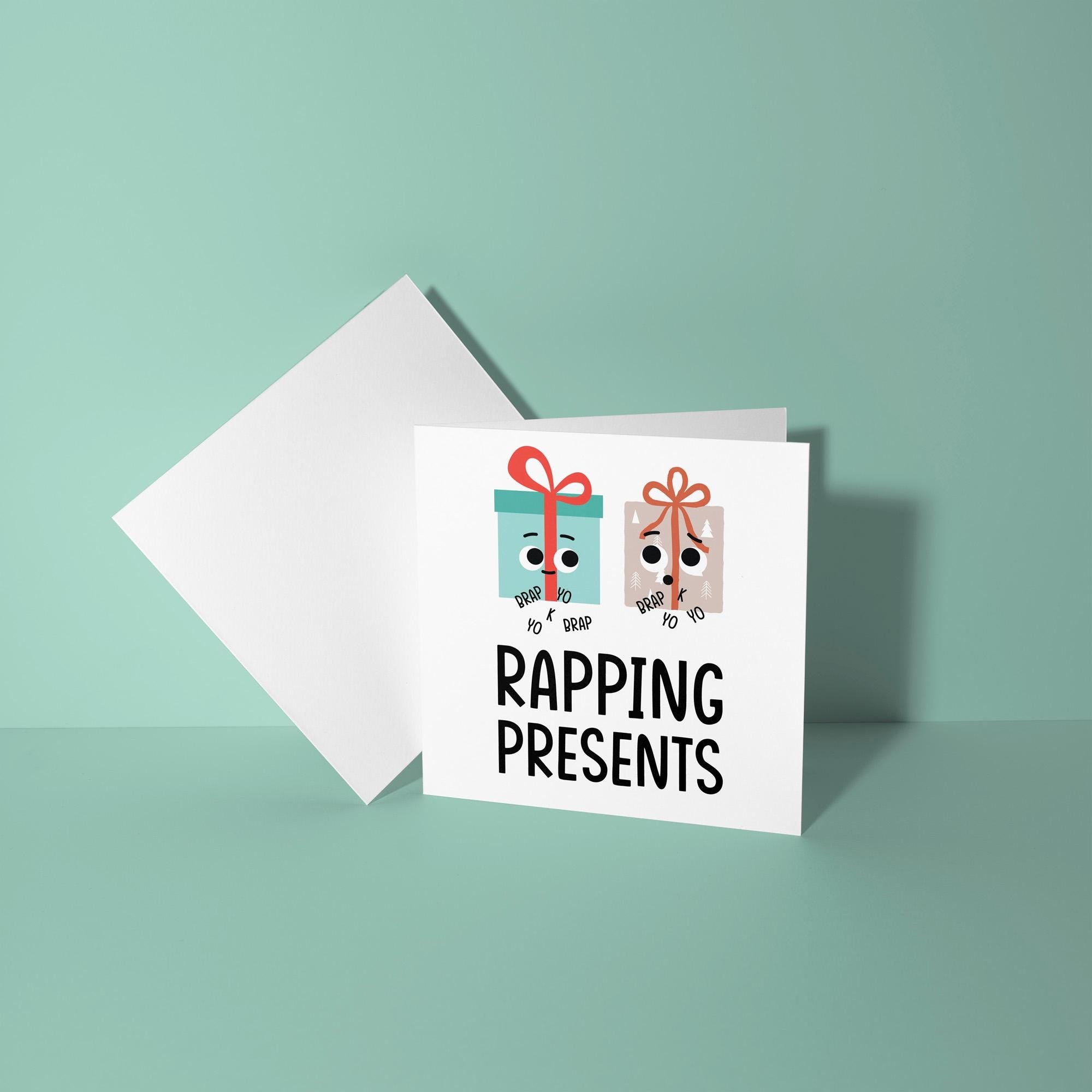 Rapping Presents - Christmas Card
