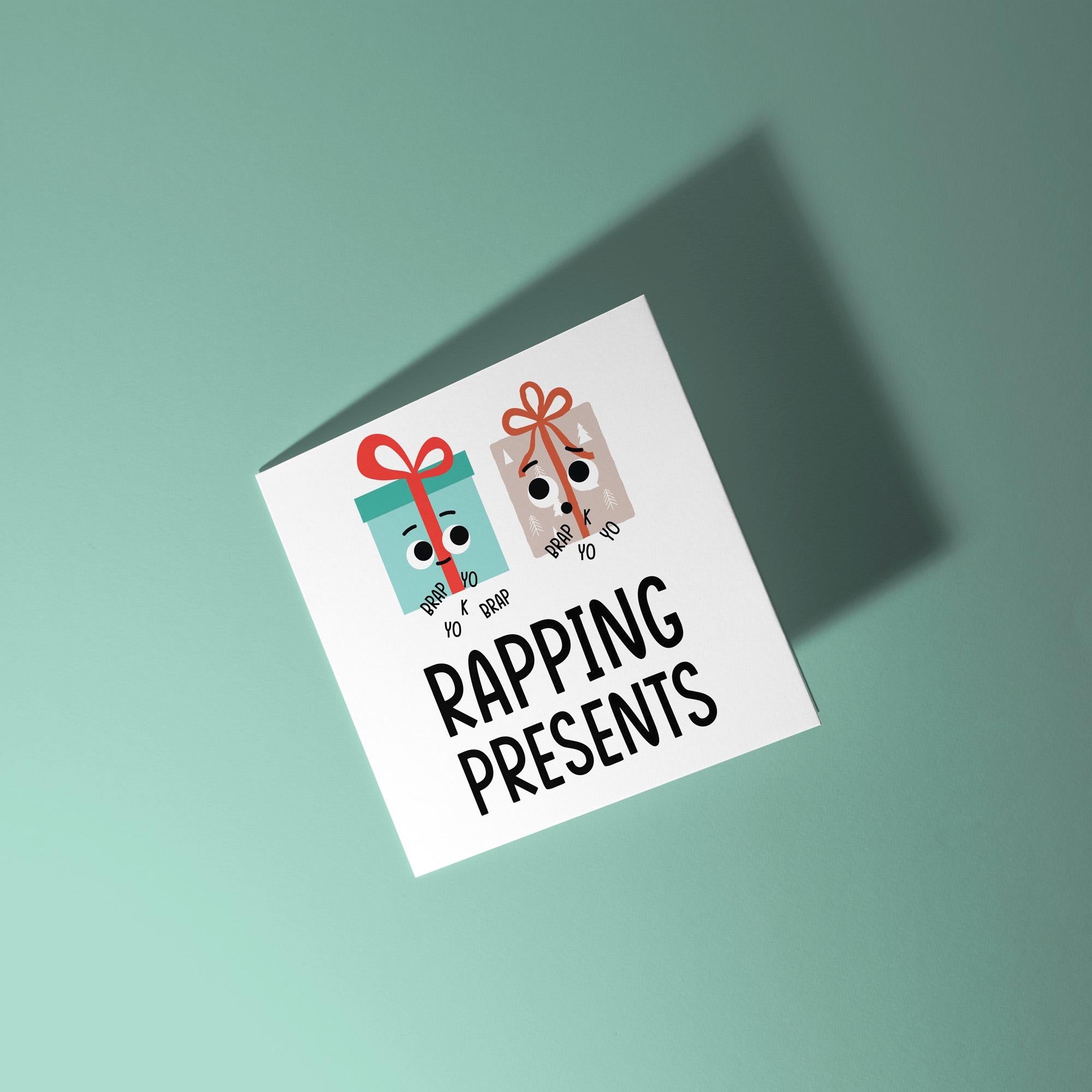 Rapping Presents - Christmas Card