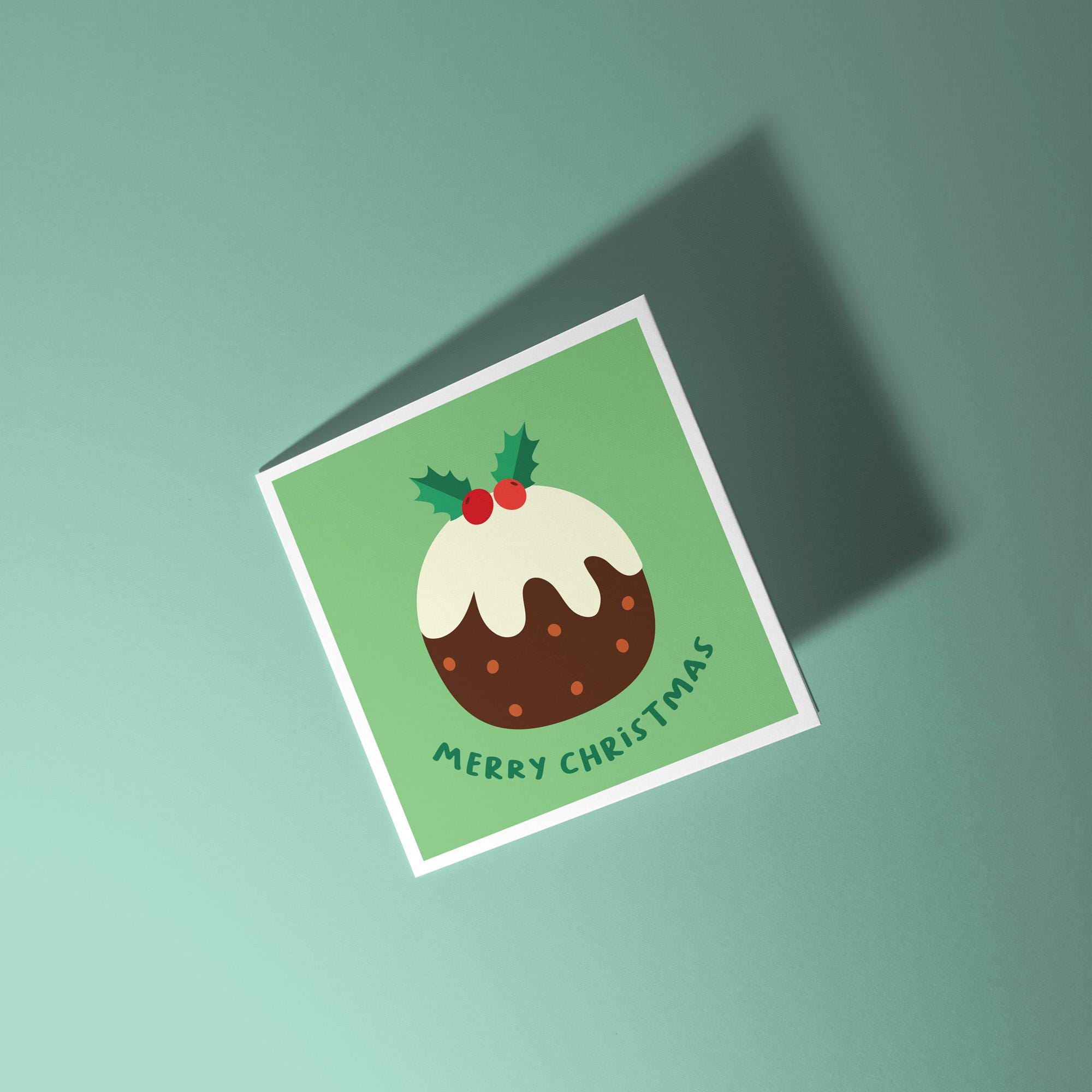 Christmas Pudding - Christmas Card