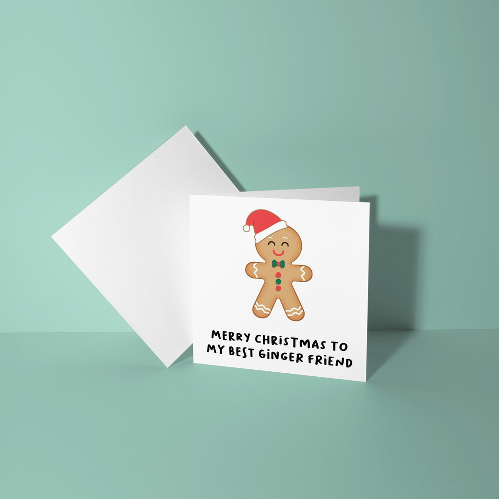 Best Ginger Friend - Christmas Card