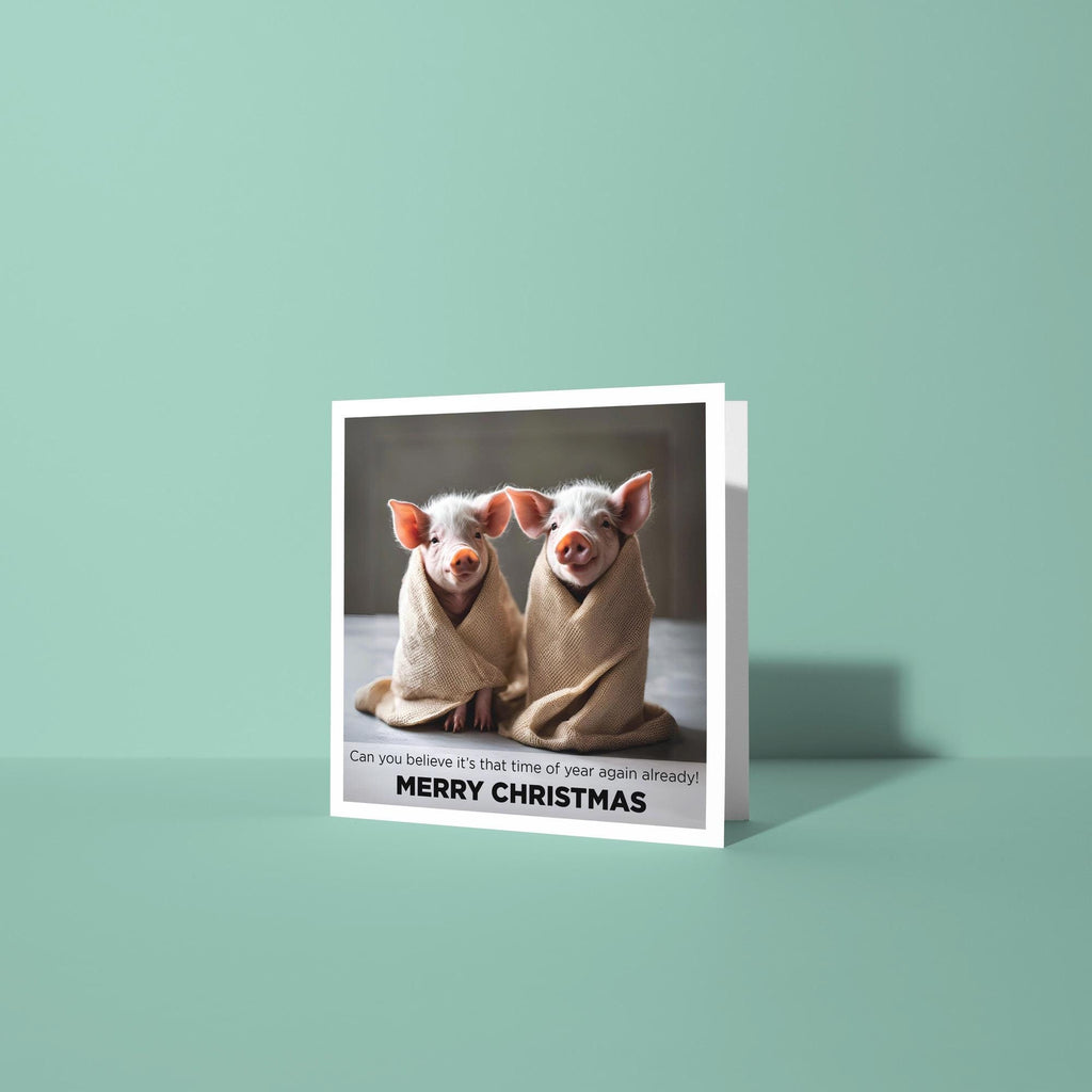Pigs In Blankets - Christmas Card