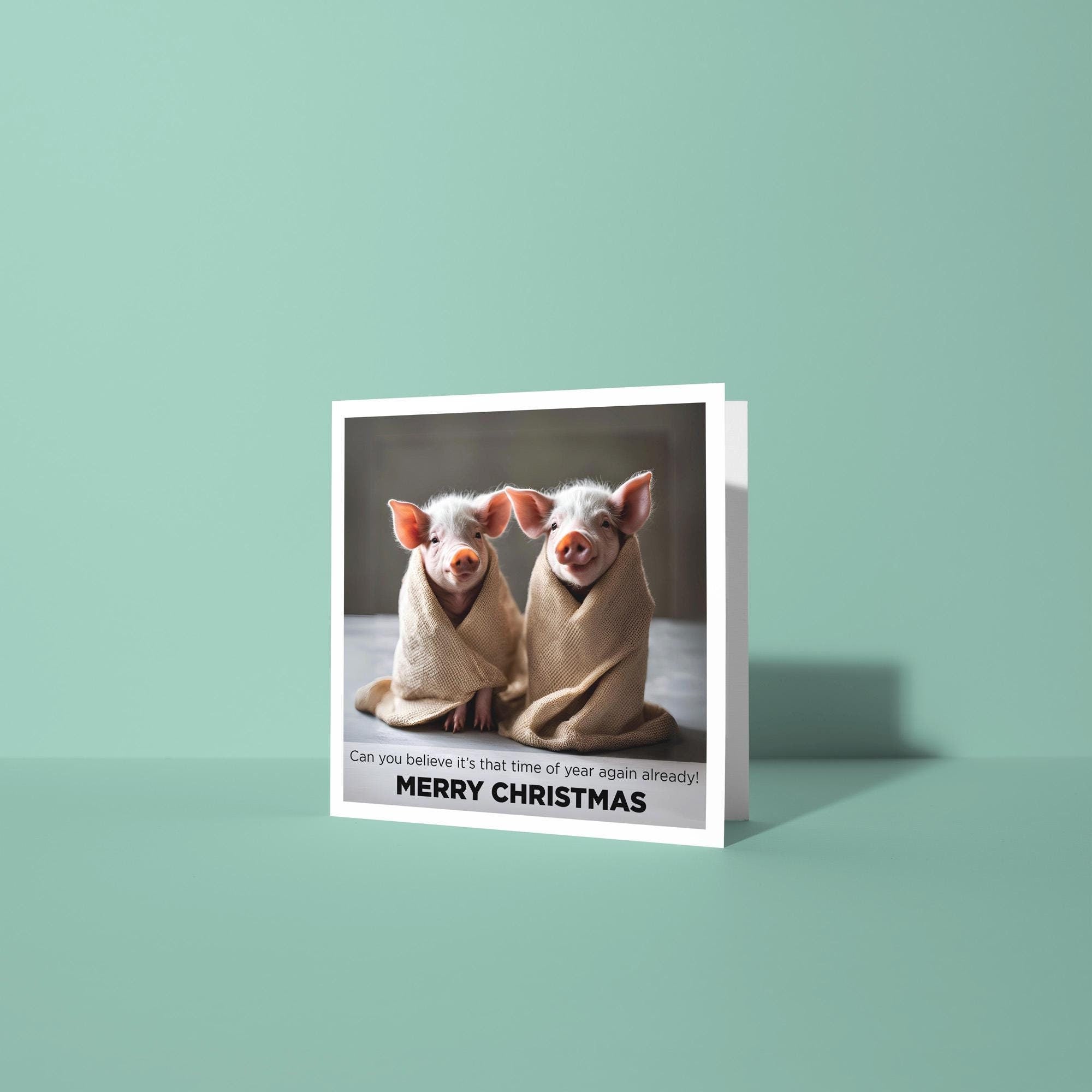 Pigs In Blankets - Christmas Card