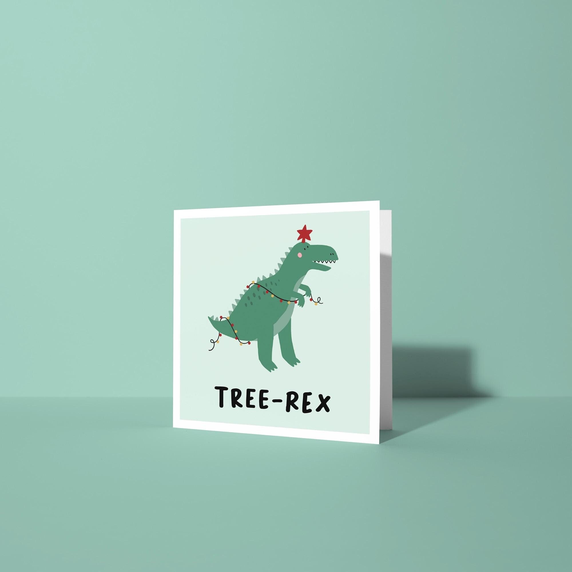 Tree-Rex - Christmas Card