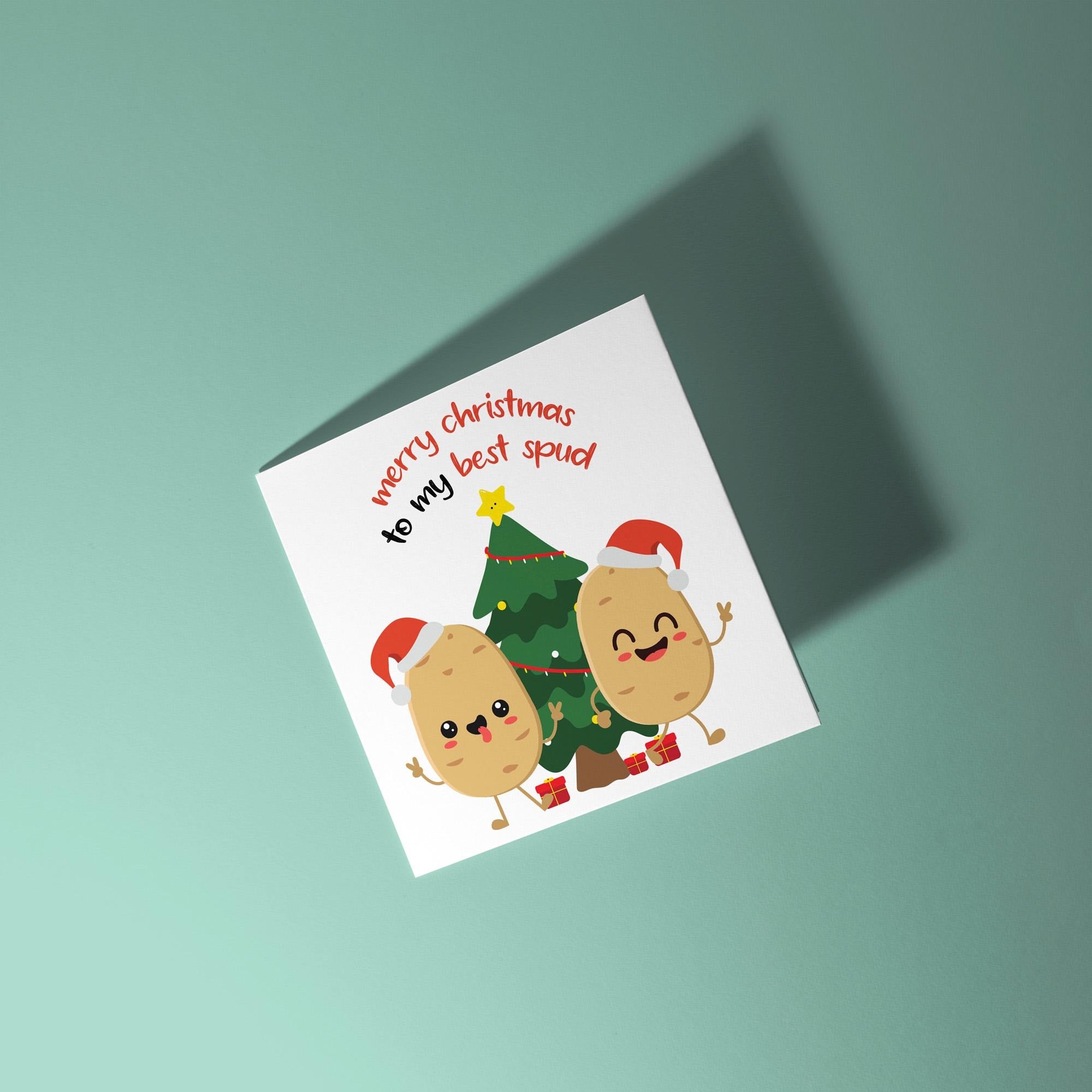 To My Best Spud - Christmas Card