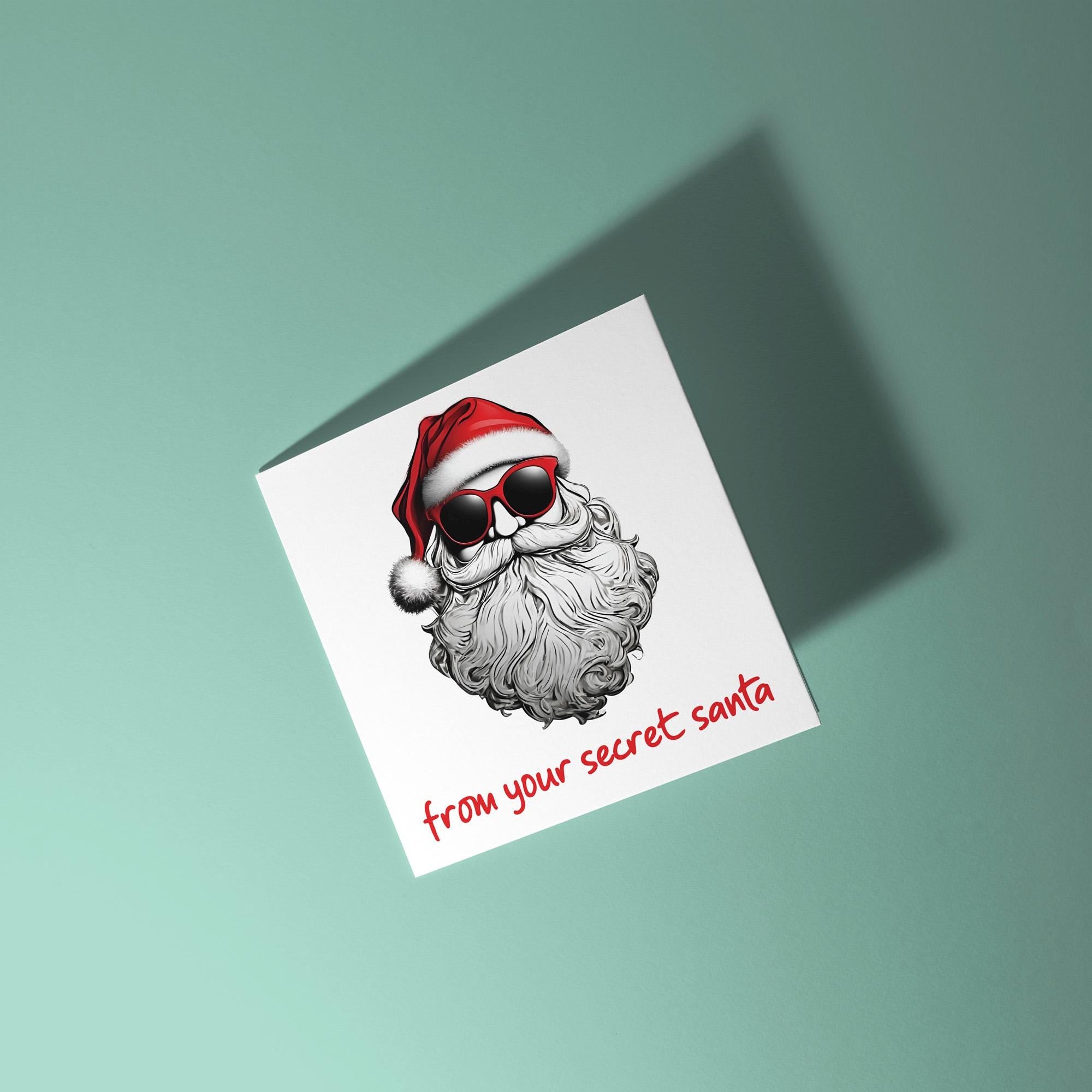 Secret Santa - Secret Santa Christmas Card