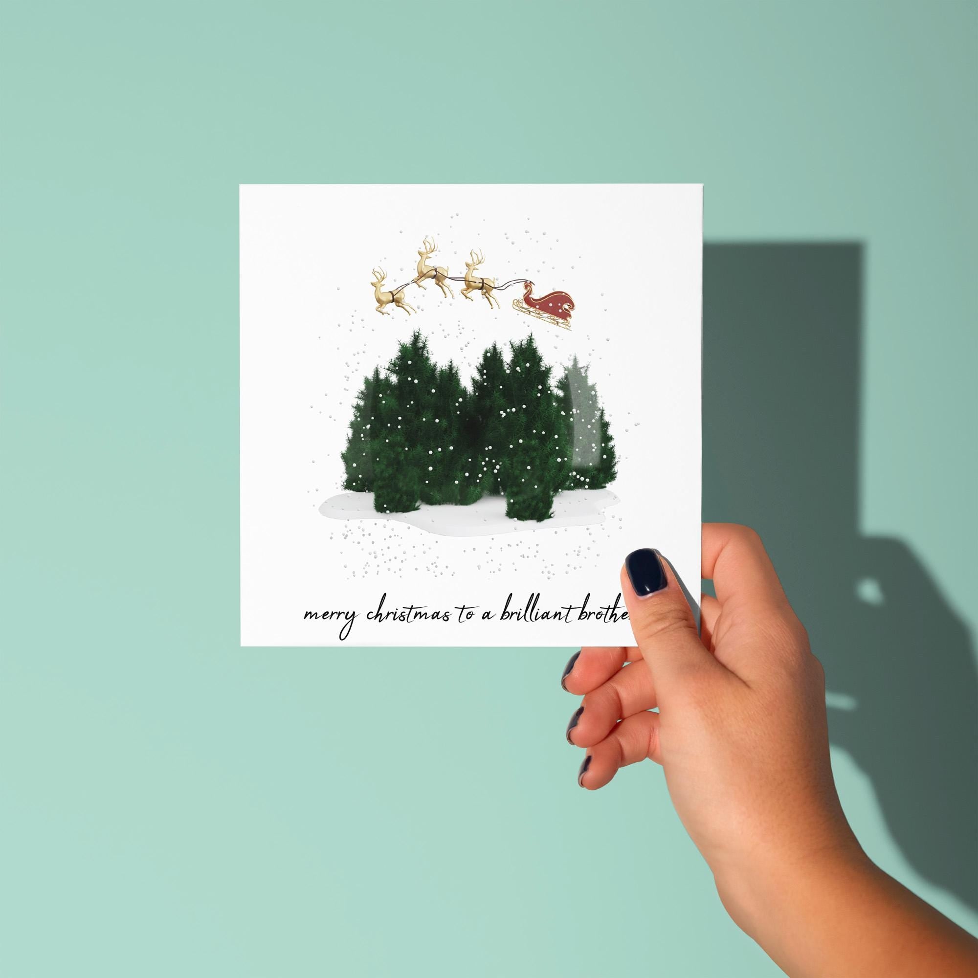 To A Brilliant Brother - Christmas Card for Brother