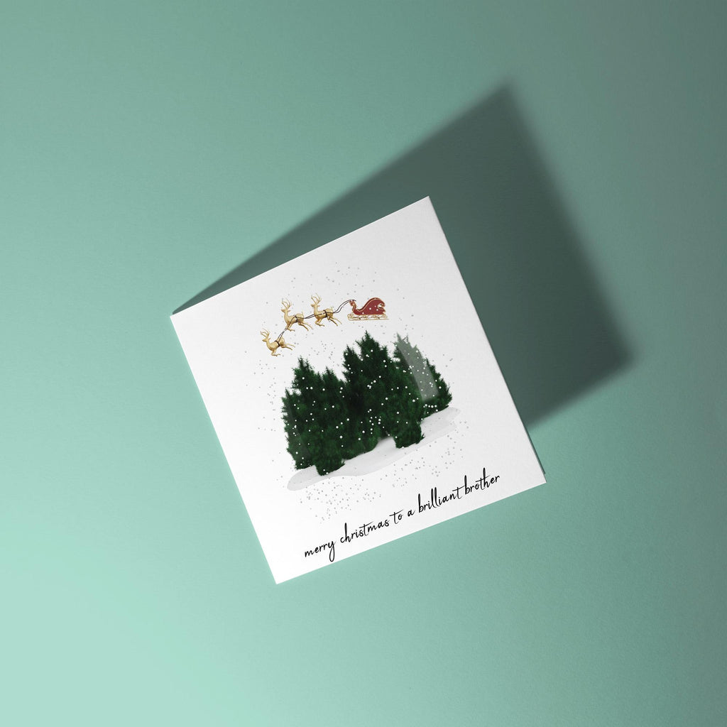 To A Brilliant Brother - Christmas Card for Brother
