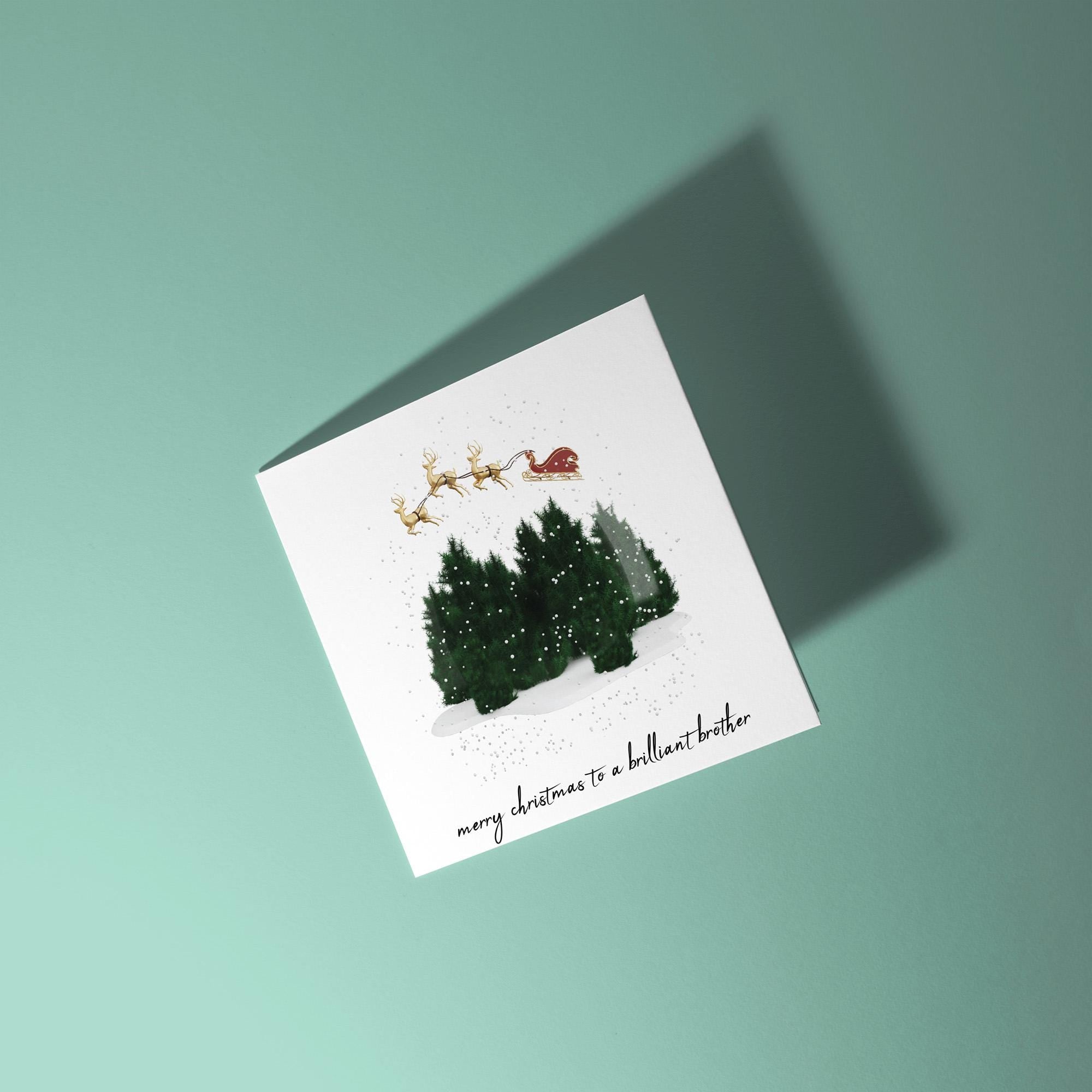 To A Brilliant Brother - Christmas Card for Brother