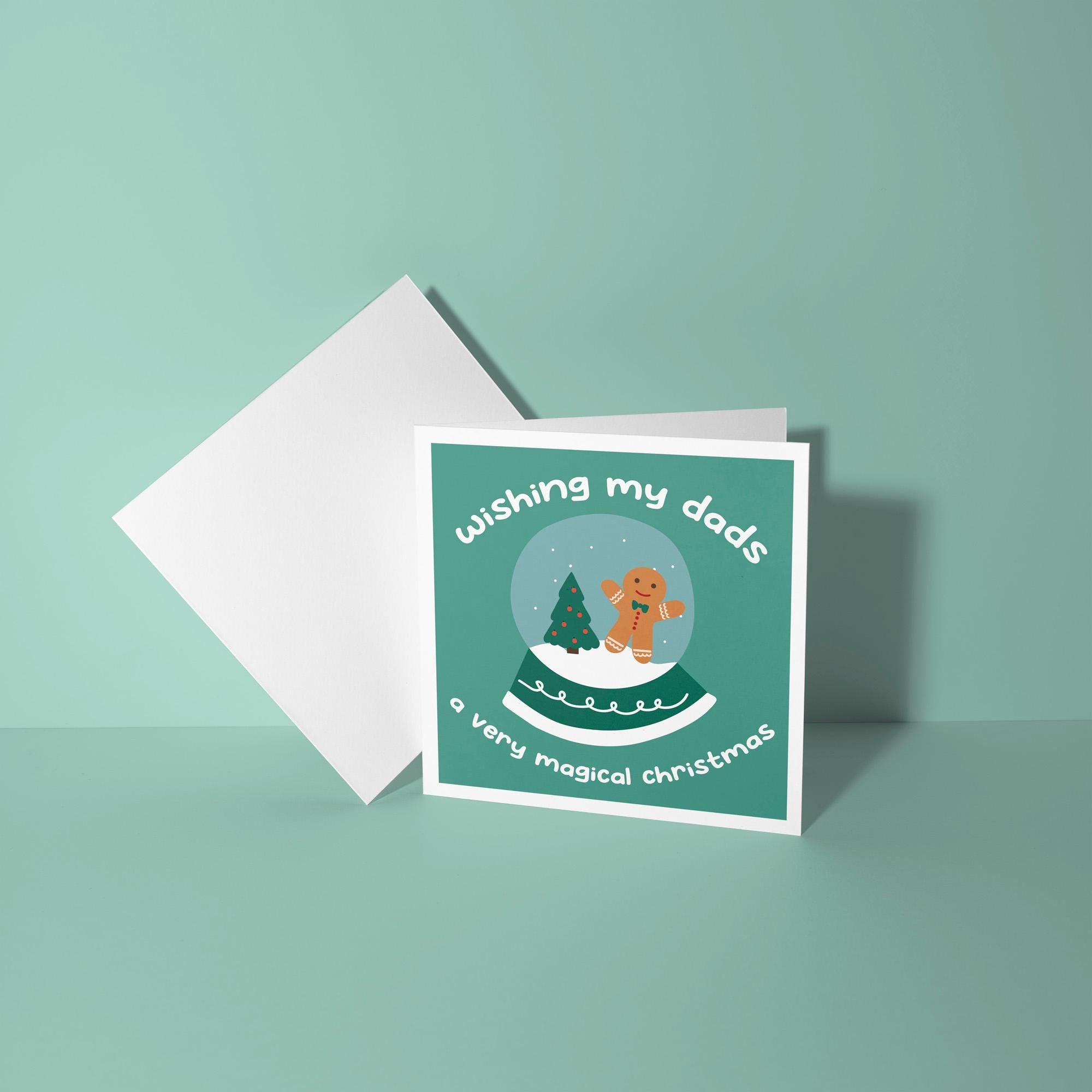 Merry Christmas to my Two Mums Dads - Christmas Card for LGBTQ Parents