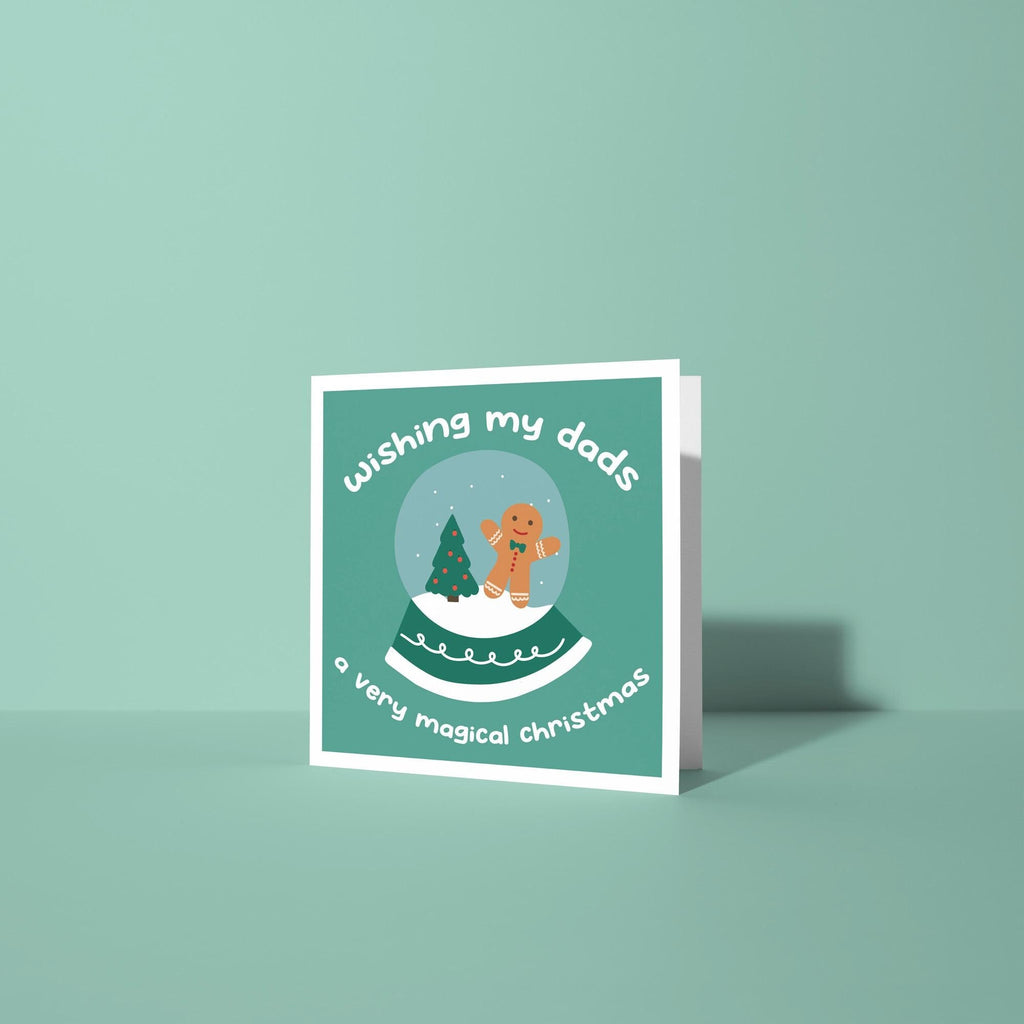 Merry Christmas to my Two Mums Dads - Christmas Card for LGBTQ Parents