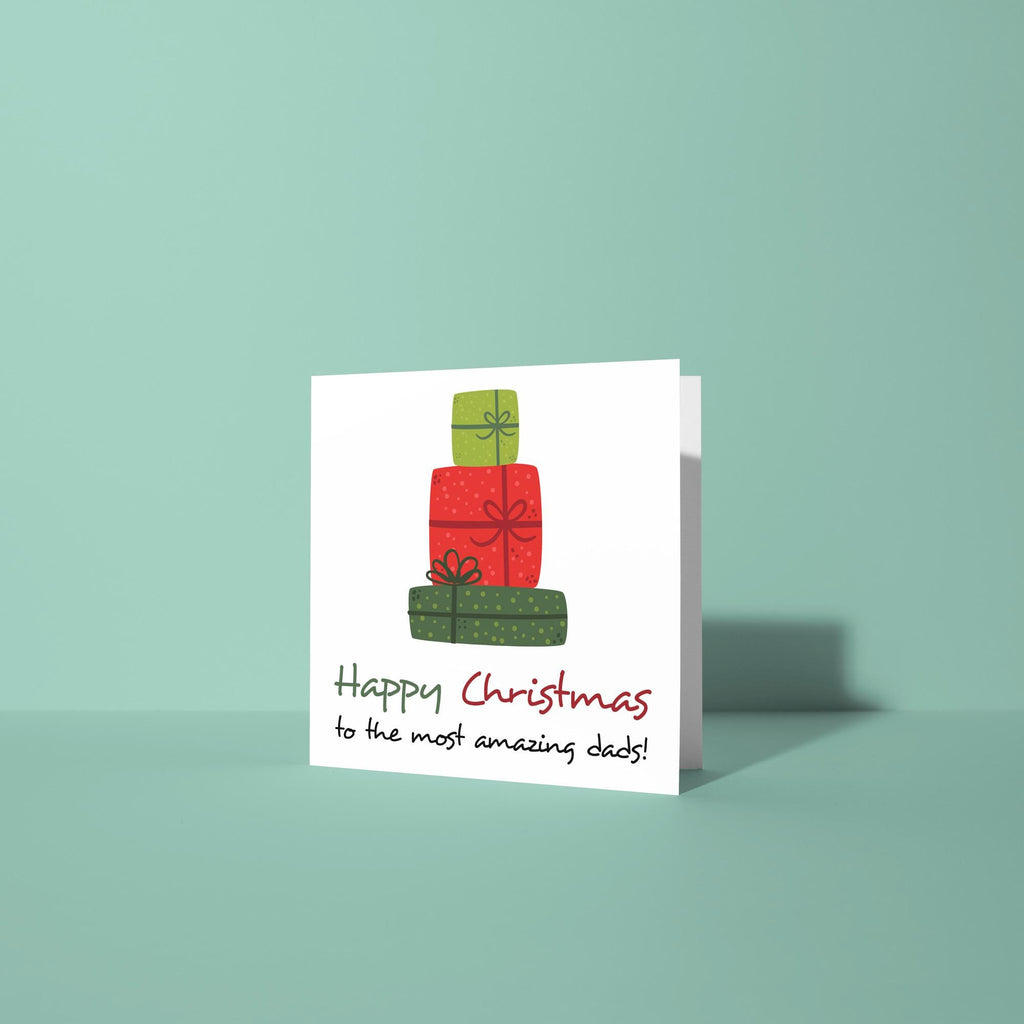 To My Amazing Moms Dads - Christmas Card for LGBTQ Parents