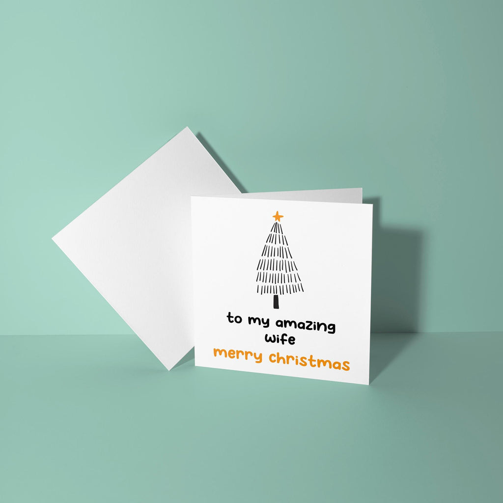 To My Amazing Wife, Merry Christmas - Christmas Card for Wife