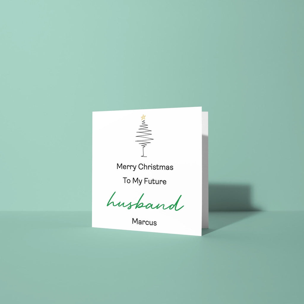Merry Christmas to my Future Husband - Christmas Card for Husband