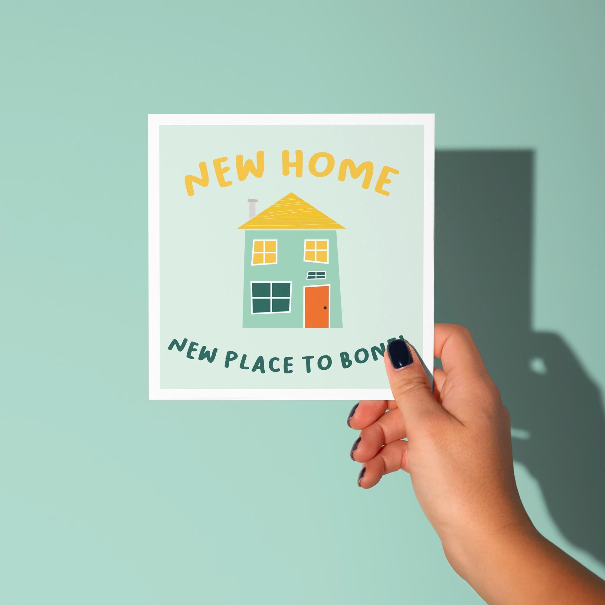 New Place to Bone - New Home Card