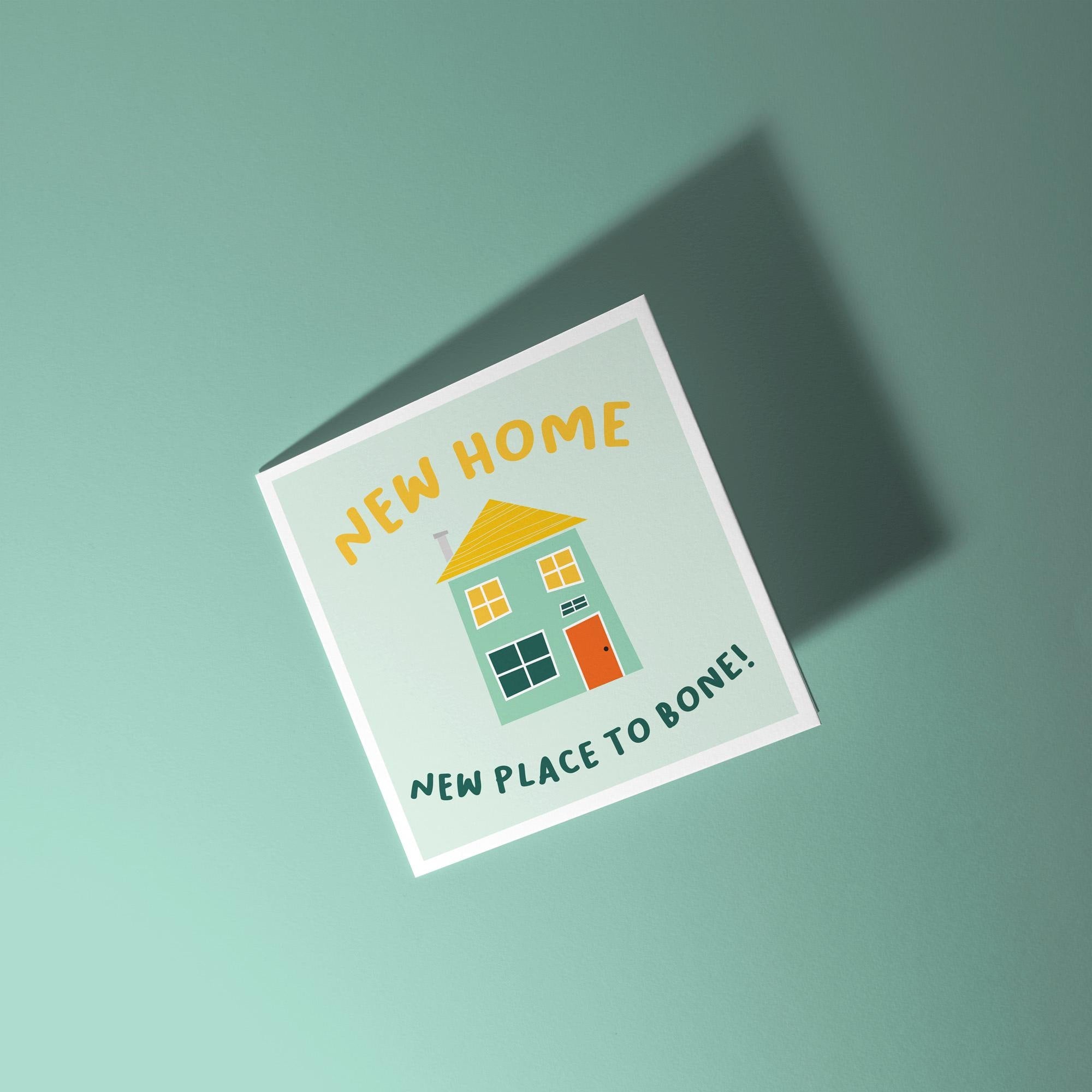 New Place to Bone - New Home Card