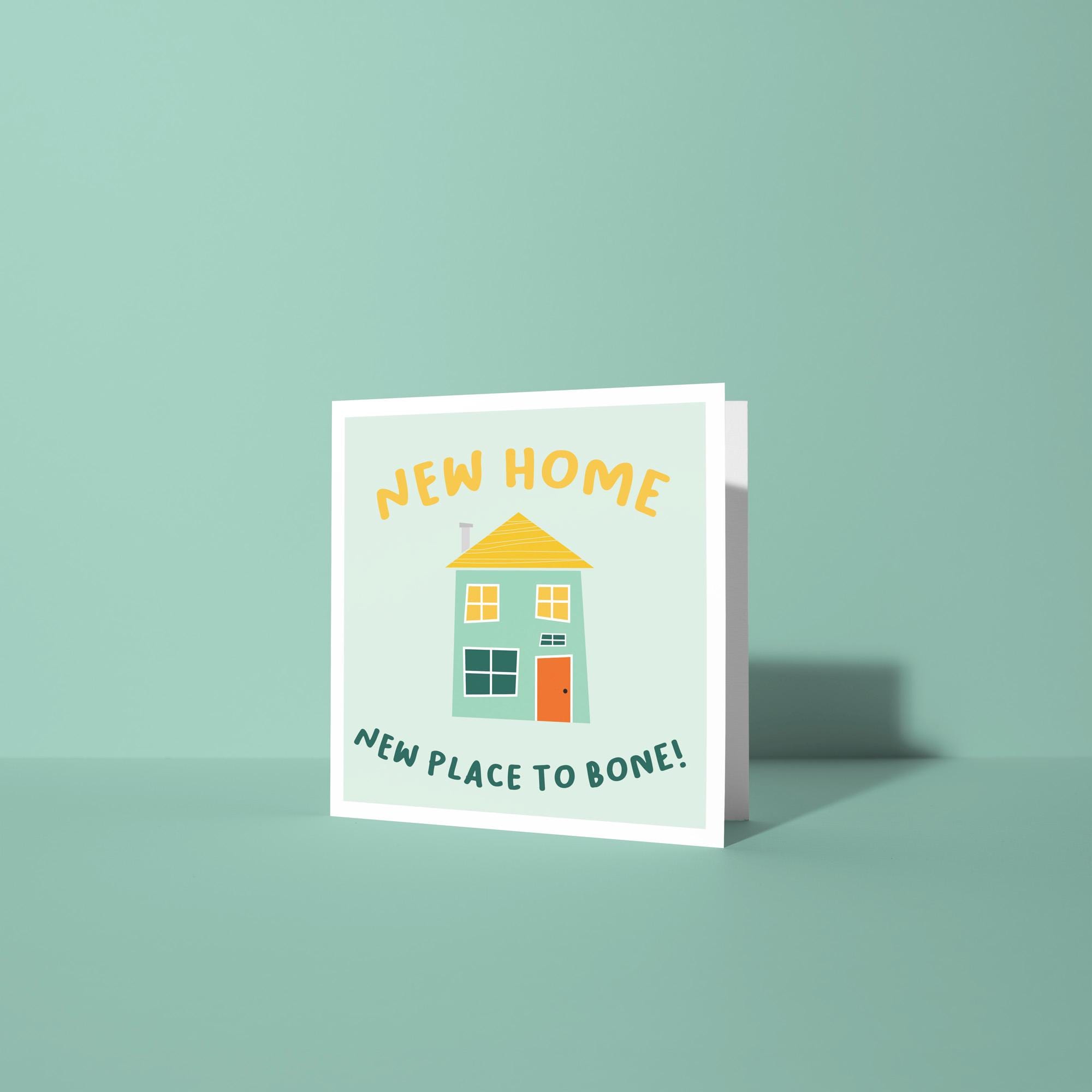New Place to Bone - New Home Card
