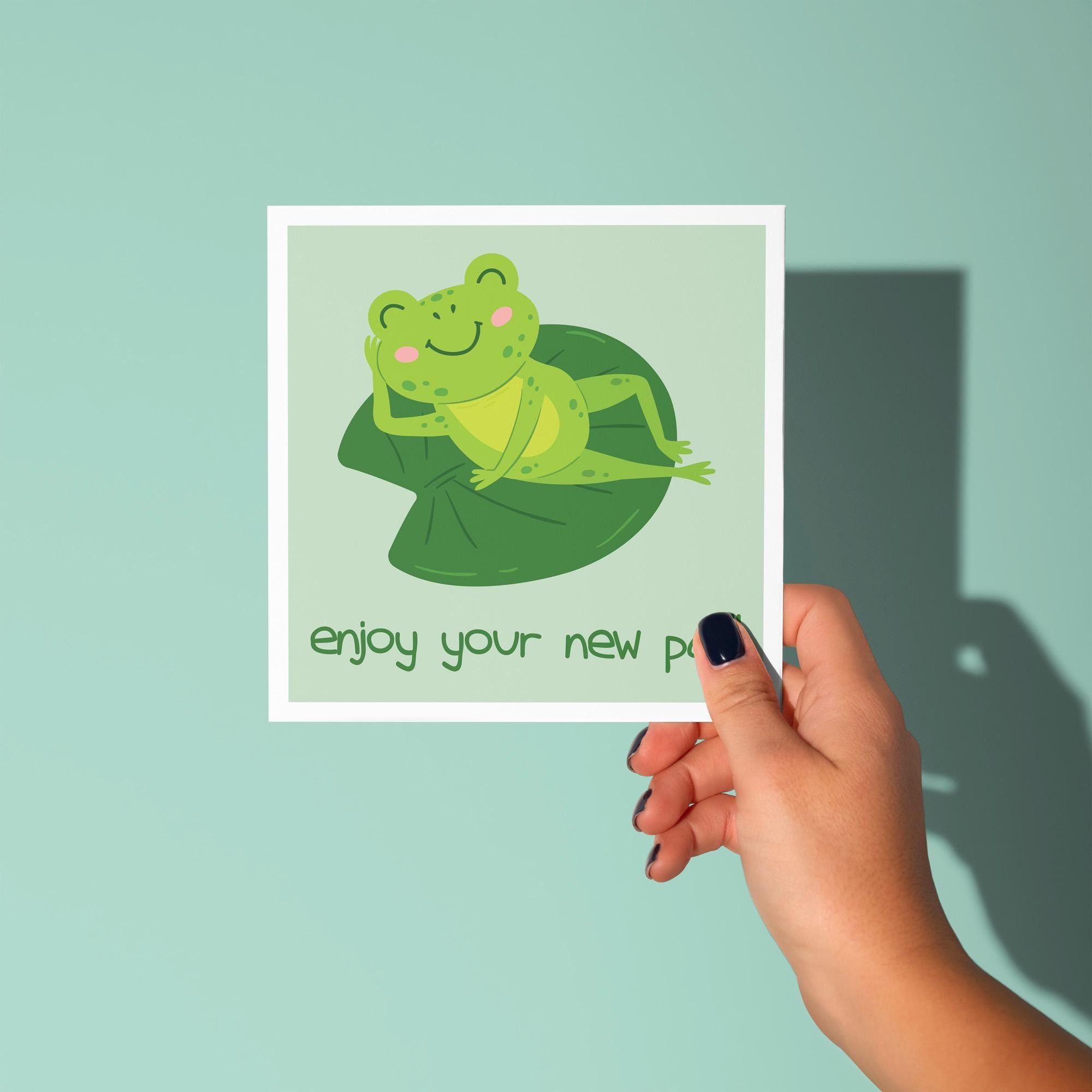 Enjoy Your New Pad - New Home Card