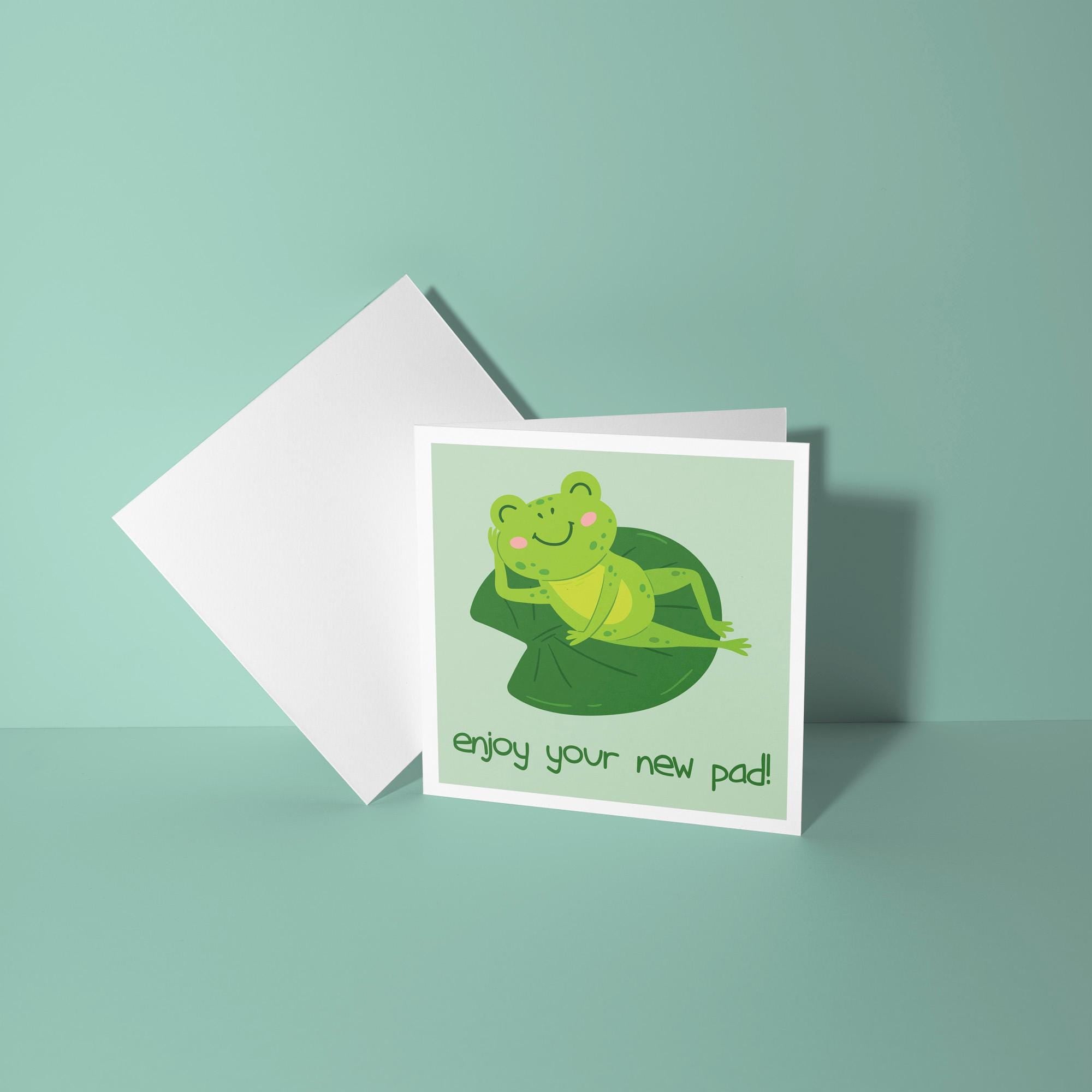 Enjoy Your New Pad - New Home Card