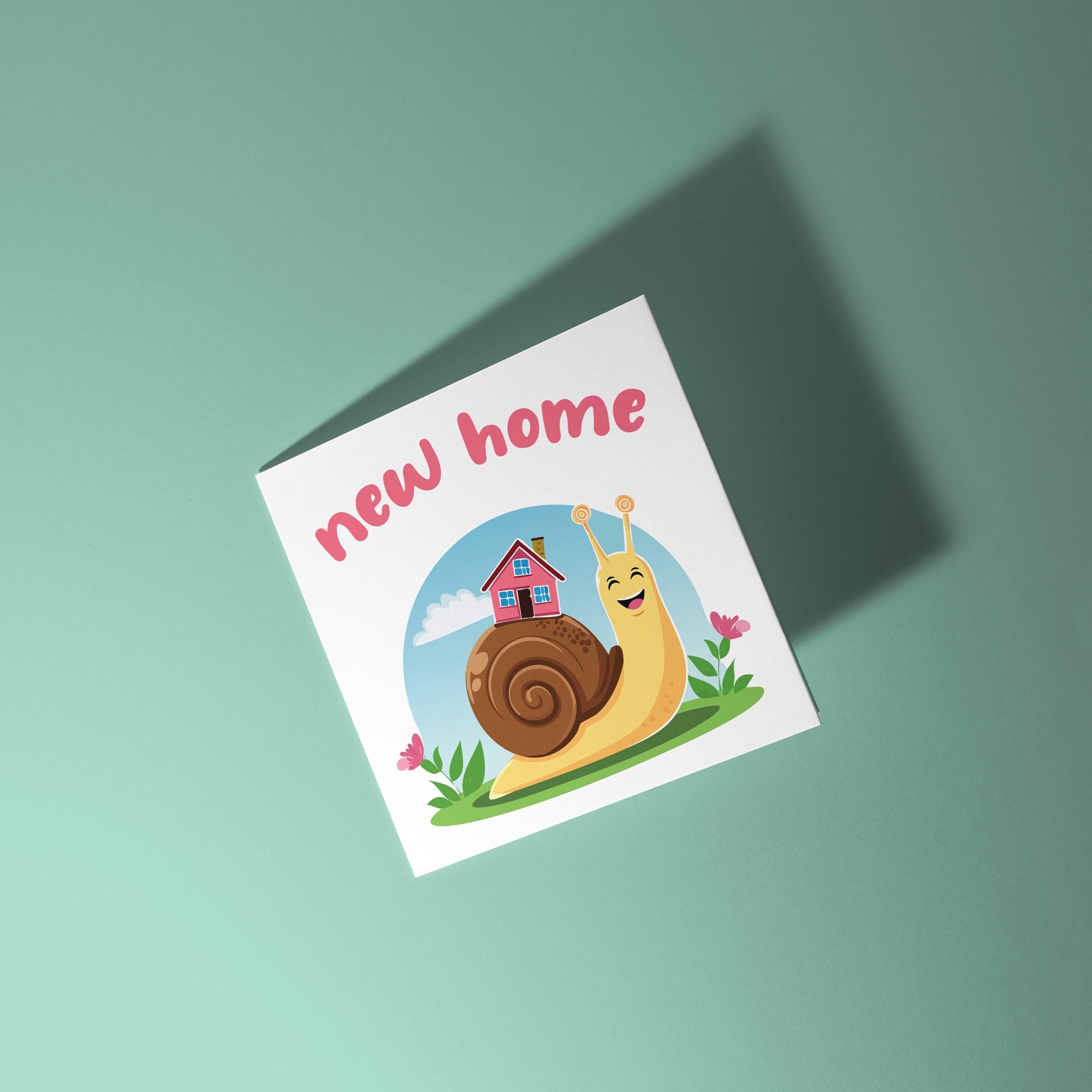 Cute Snail - New Home Card