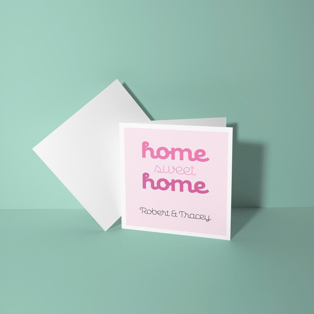 Home Sweet Home Personalised - New Home Card