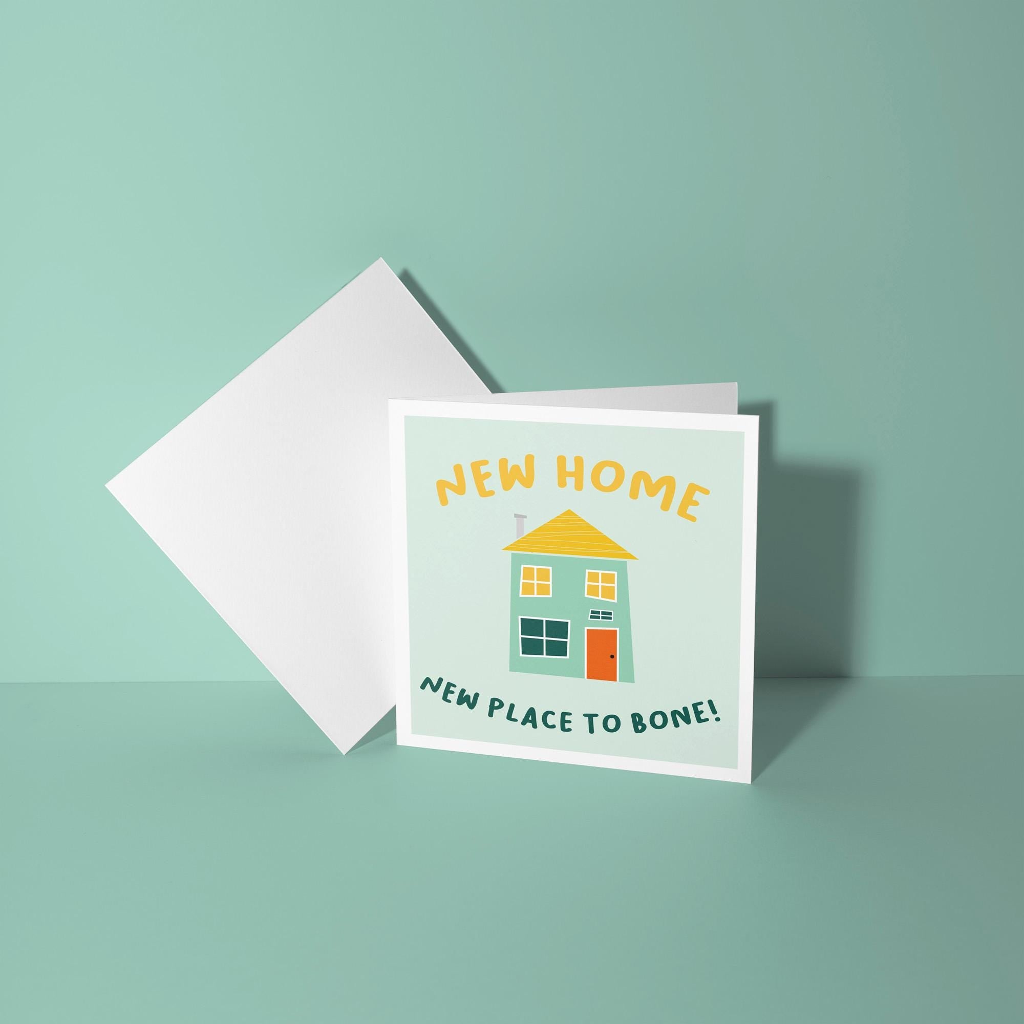 New Place to Bone - New Home Card