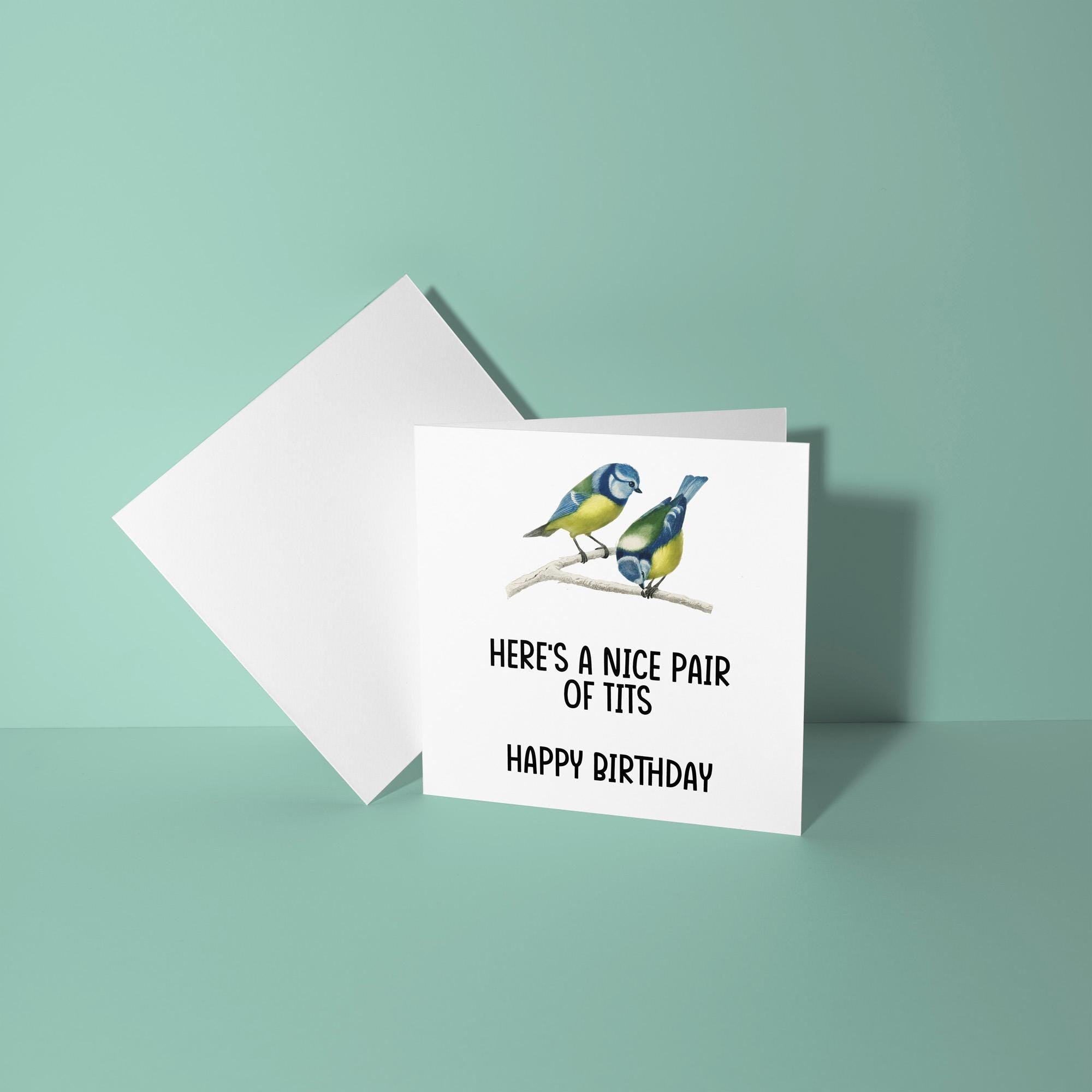 Nice Pair Of Tits - Birthday Card